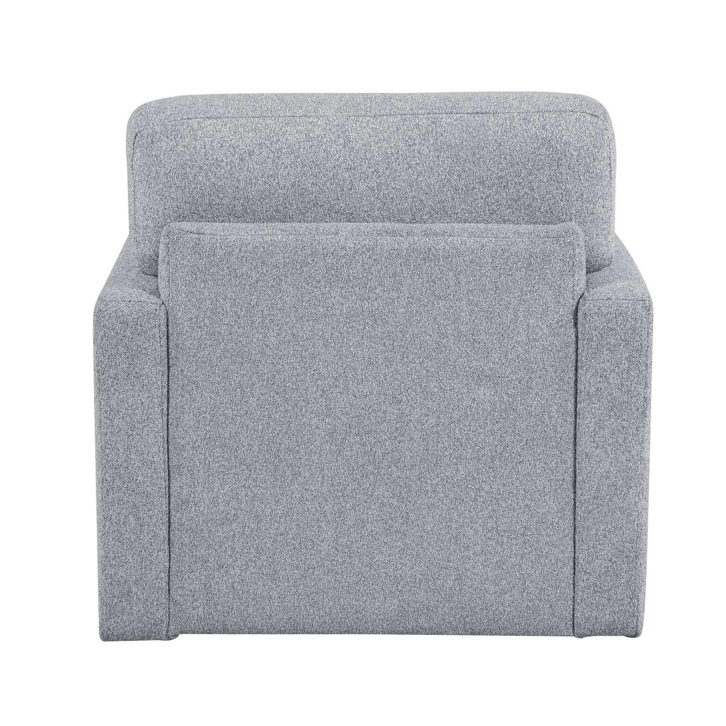 Homelegance Pompano Swivel Accent Chair in Gray Fabric 9630GY-1SW