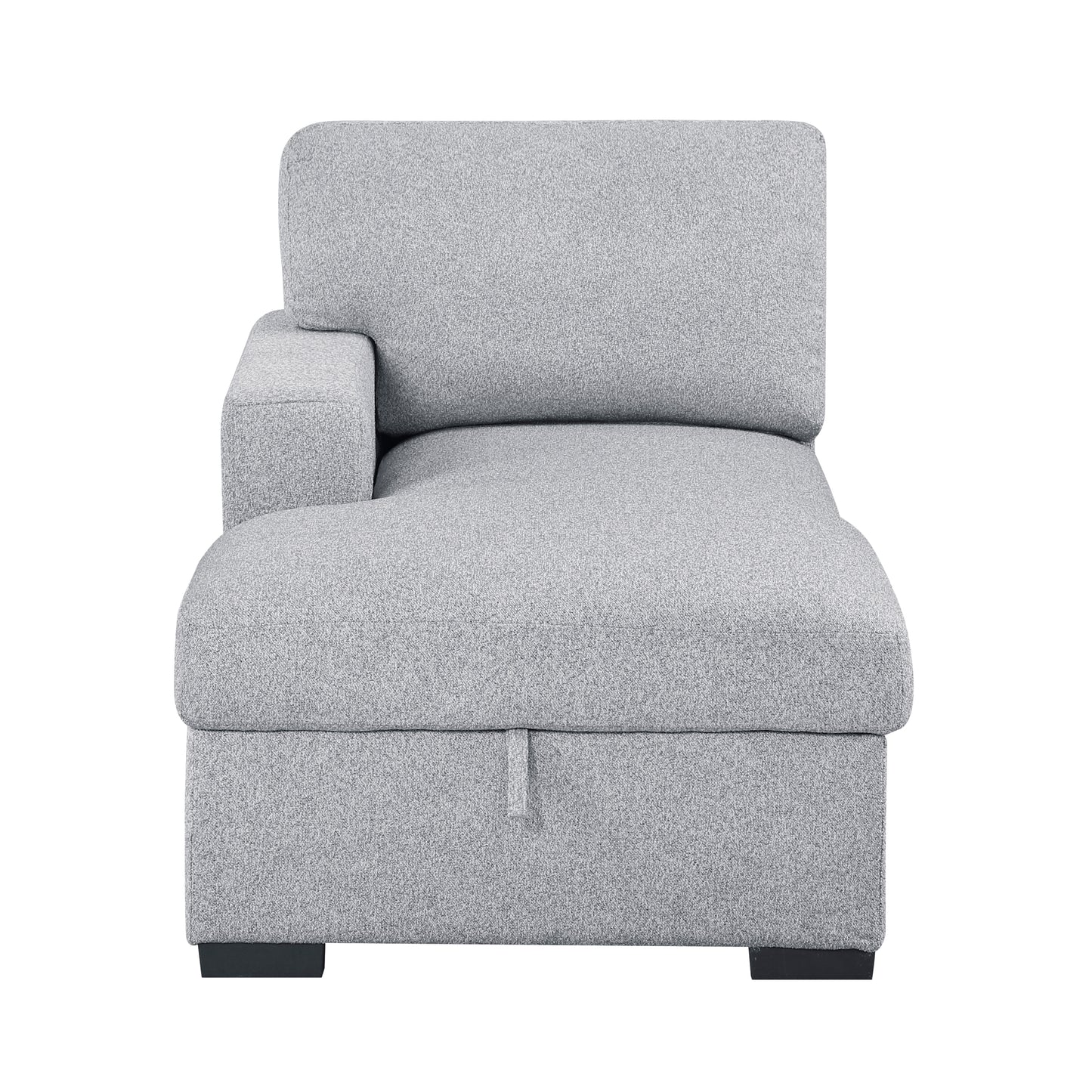 Homelegance Pompano Gray Sectional Sofa 9630GY-3LC2R