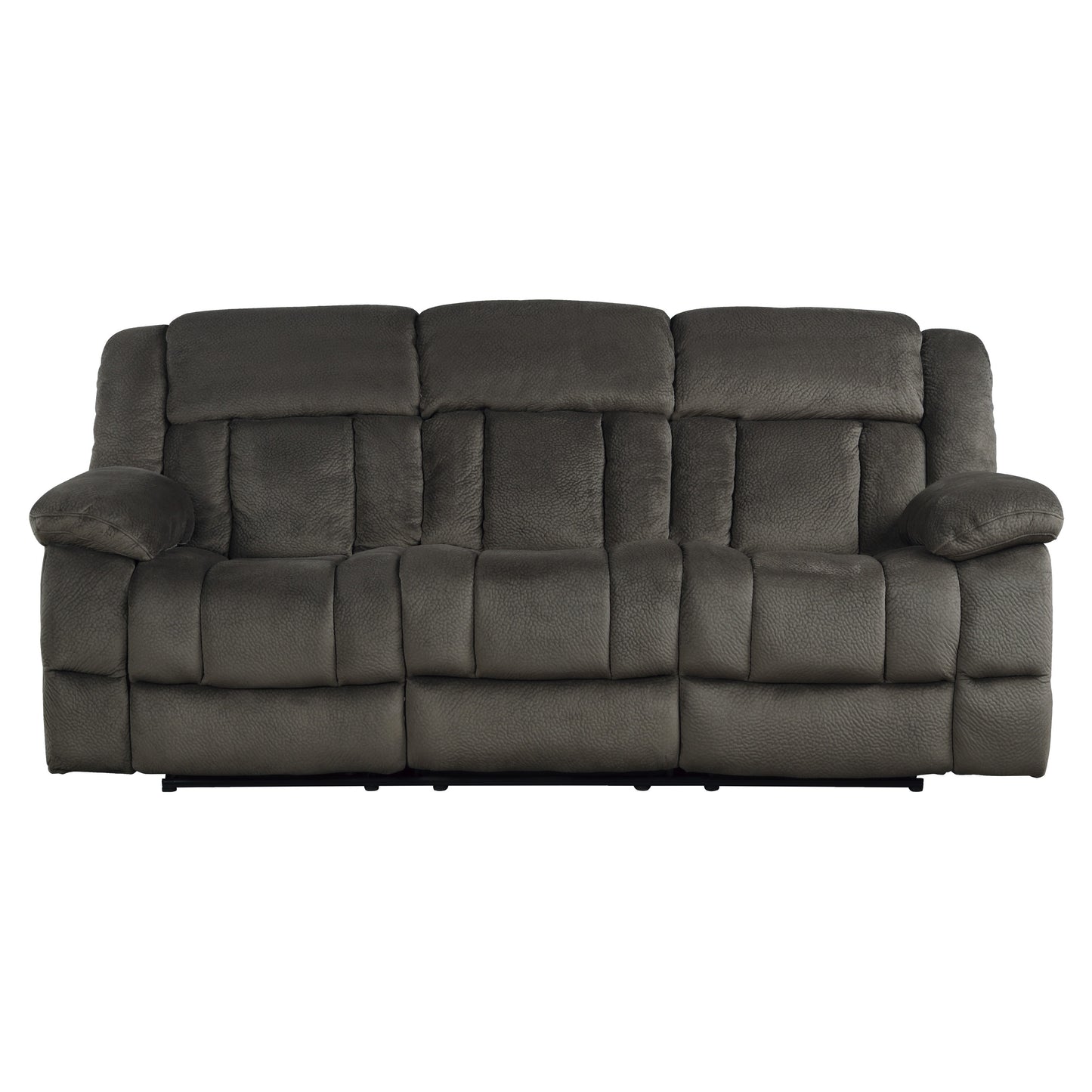 Homelegance Laurelton Sectional Sofa in Rich Chocolate Textured Plush 9636-3