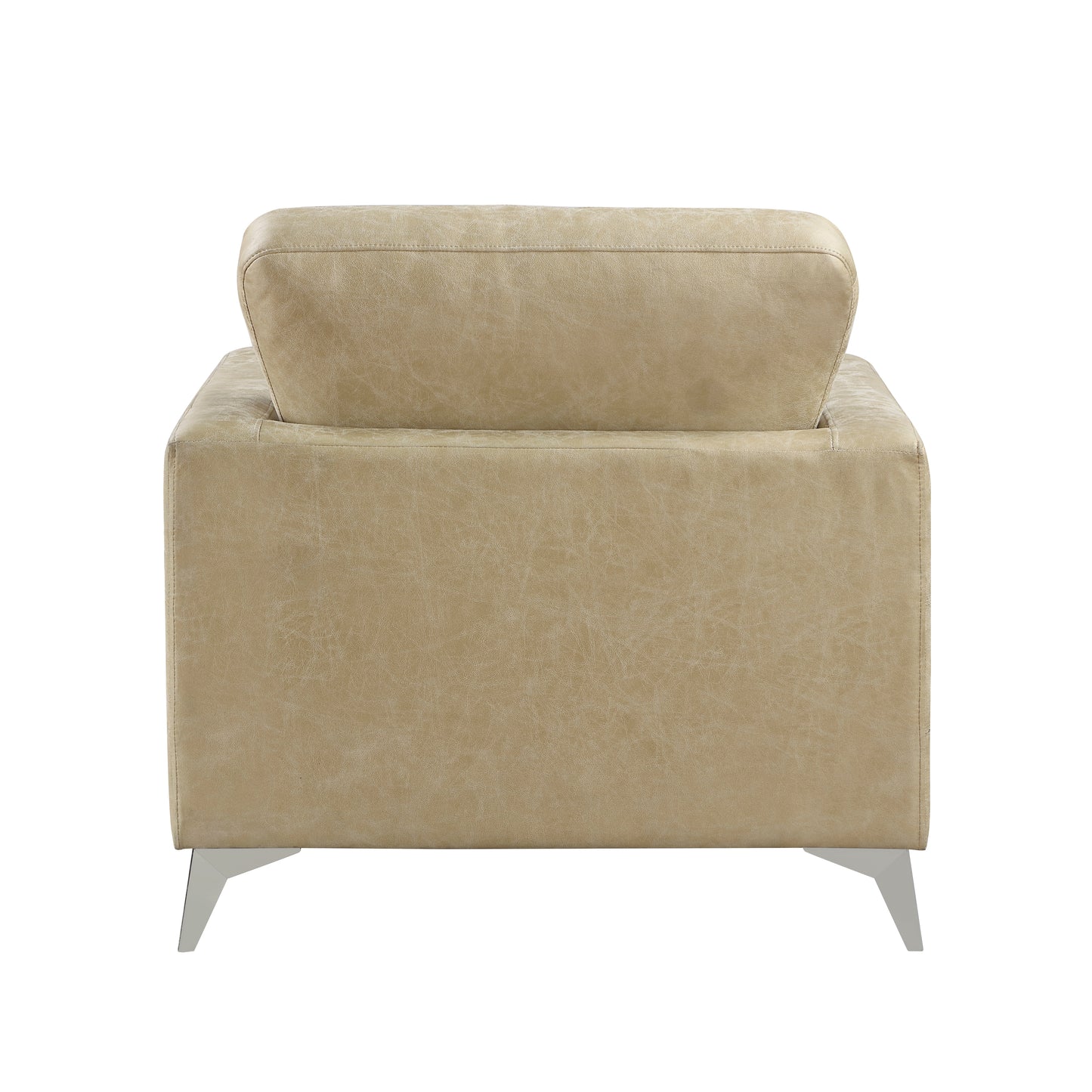 Homelegance Cazon Accent Chair in Sand Polished Microfiber 9637SND-1