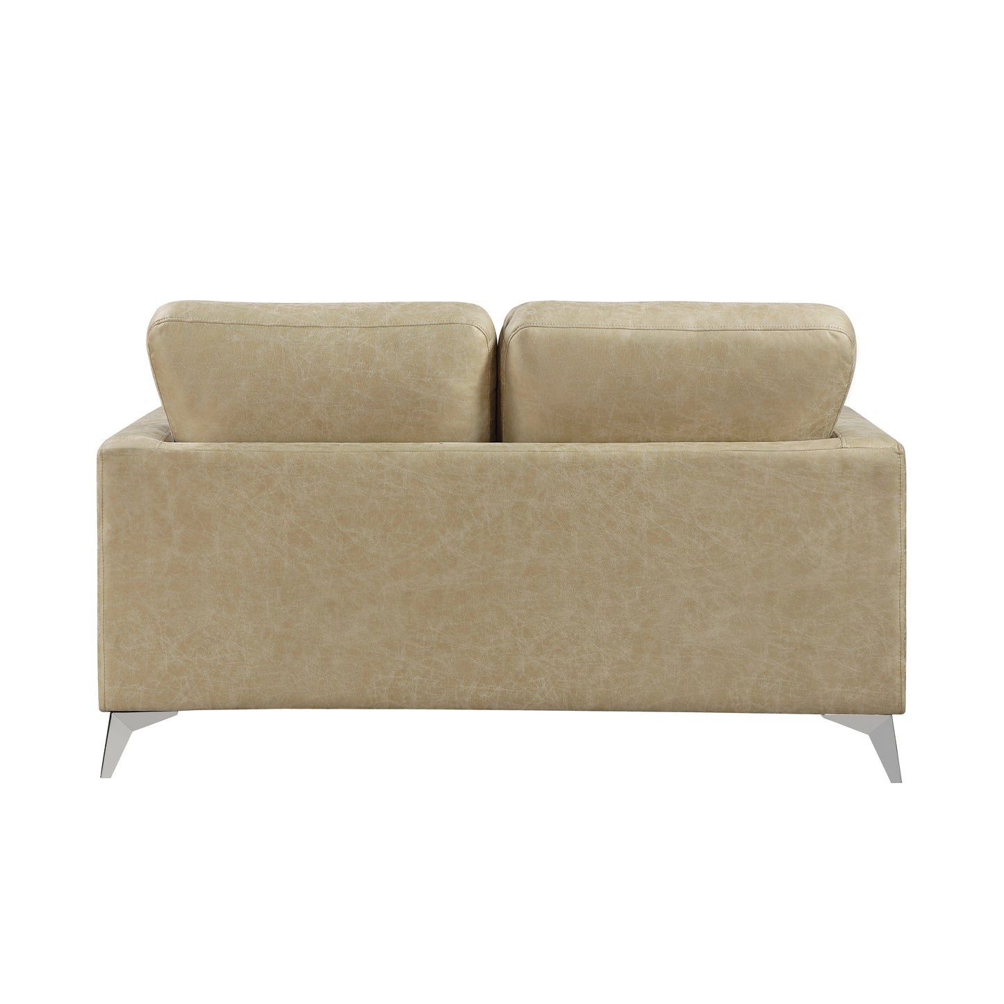 Homelegance Cazon Loveseat in Sand Polished Microfiber 9637SND-2