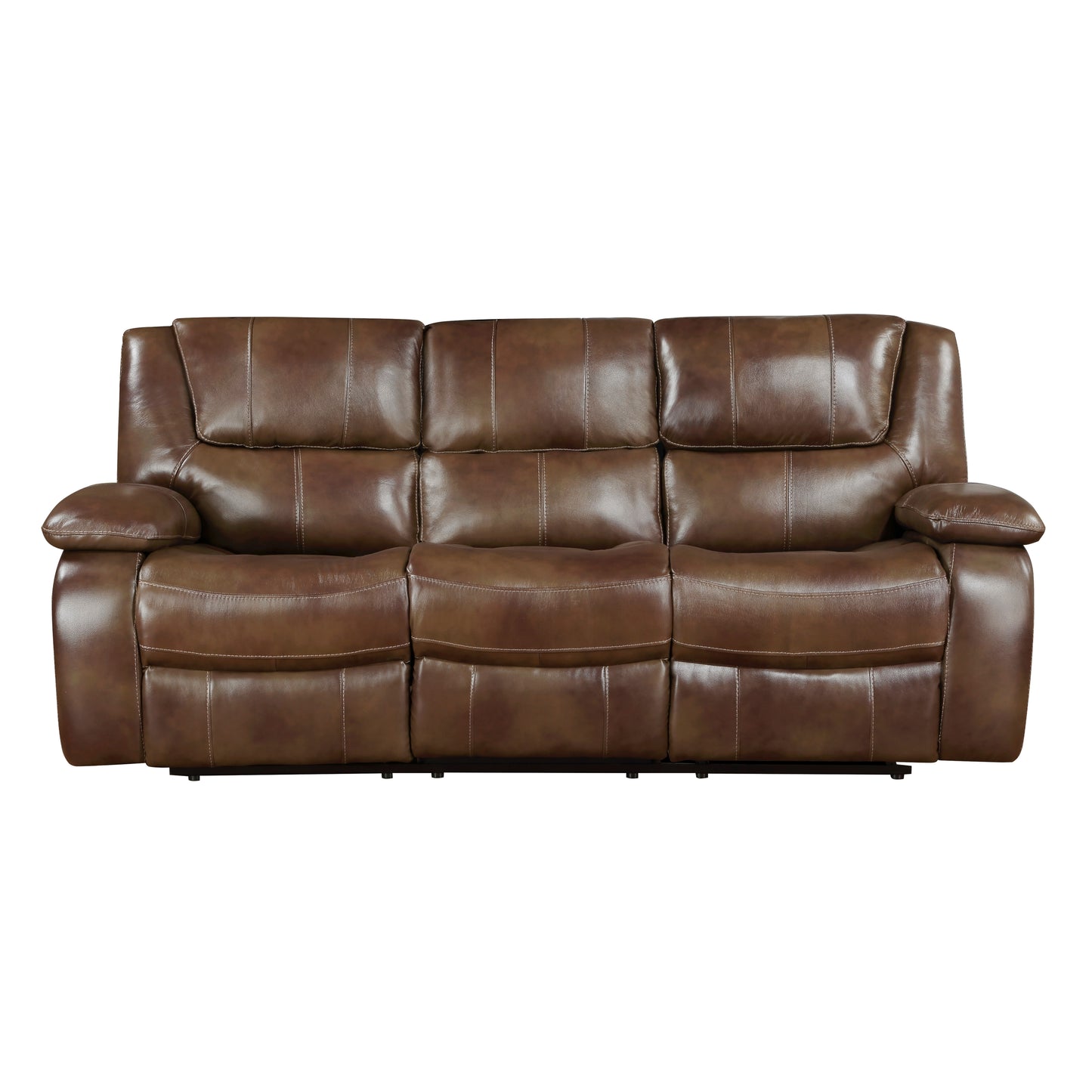 Homelegance Ellicott Brown Dual Reclining Sectional Sofa 9639BR-3