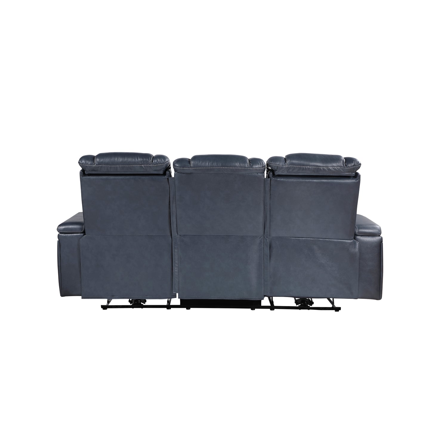 Homelegance Keziah Blue Power Reclining Sectional Sofa 9640BU-3PWH