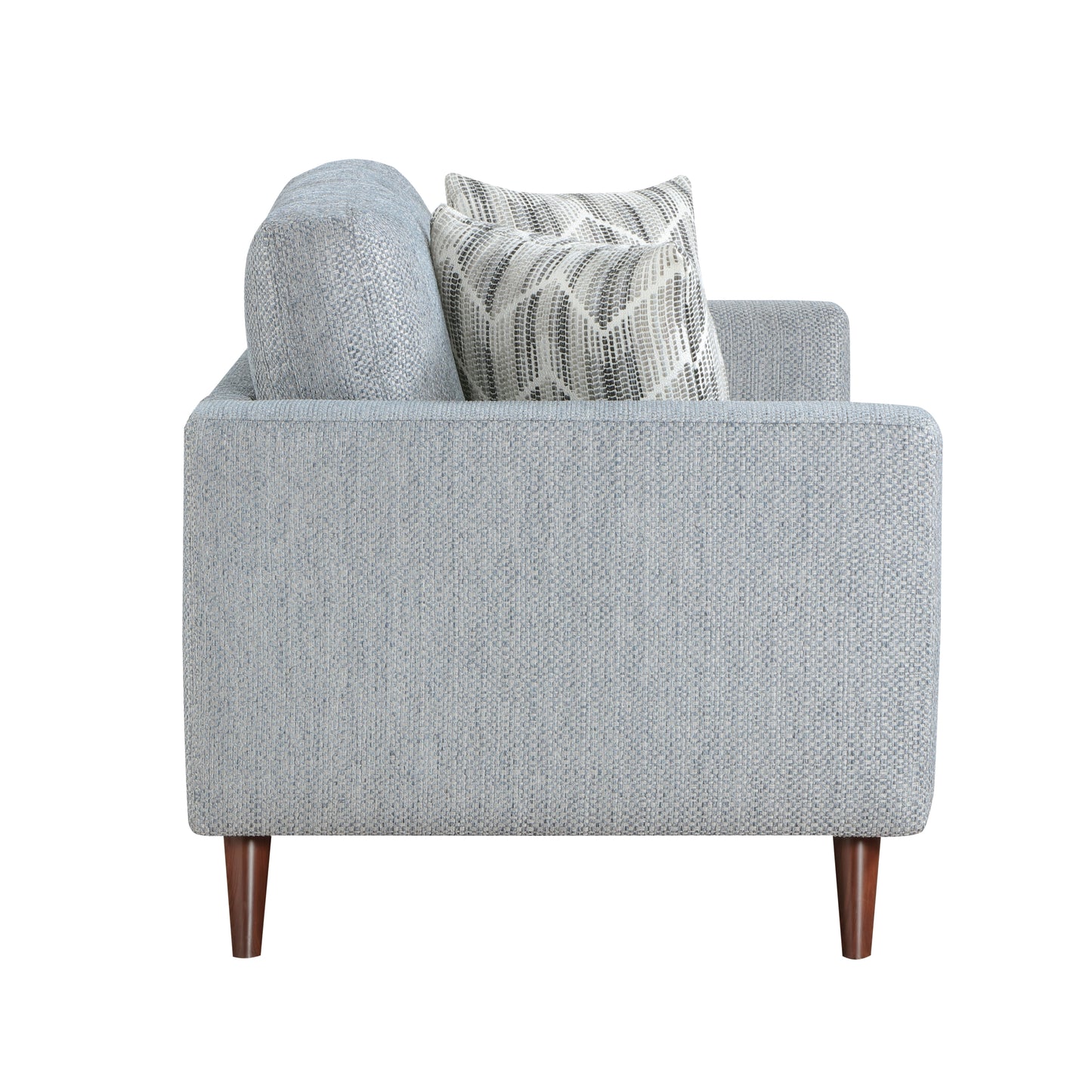 Homelegance Loveseat Gray Upholstered Modern Design for Cozy Spaces 9644BGY-2