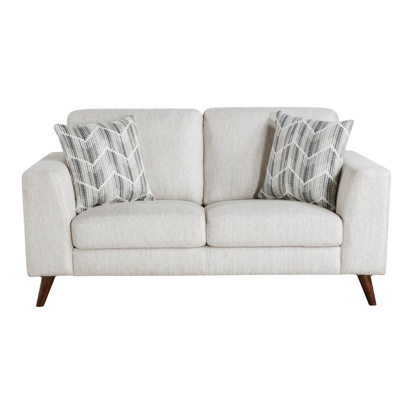 Homelegance Loveseat in Gray Upholstered Stylish Comfort Design 9644SVE-2