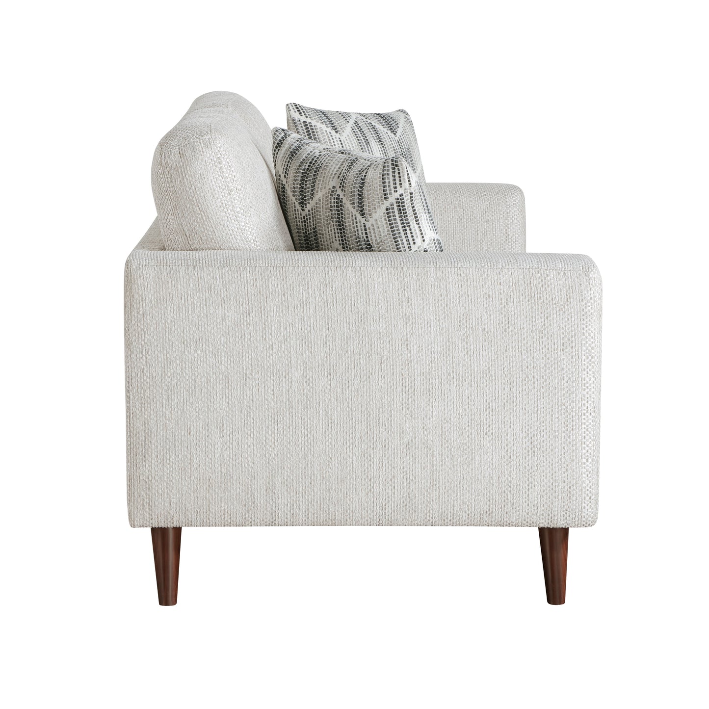 Homelegance Loveseat in Gray Upholstered Stylish Comfort Design 9644SVE-2