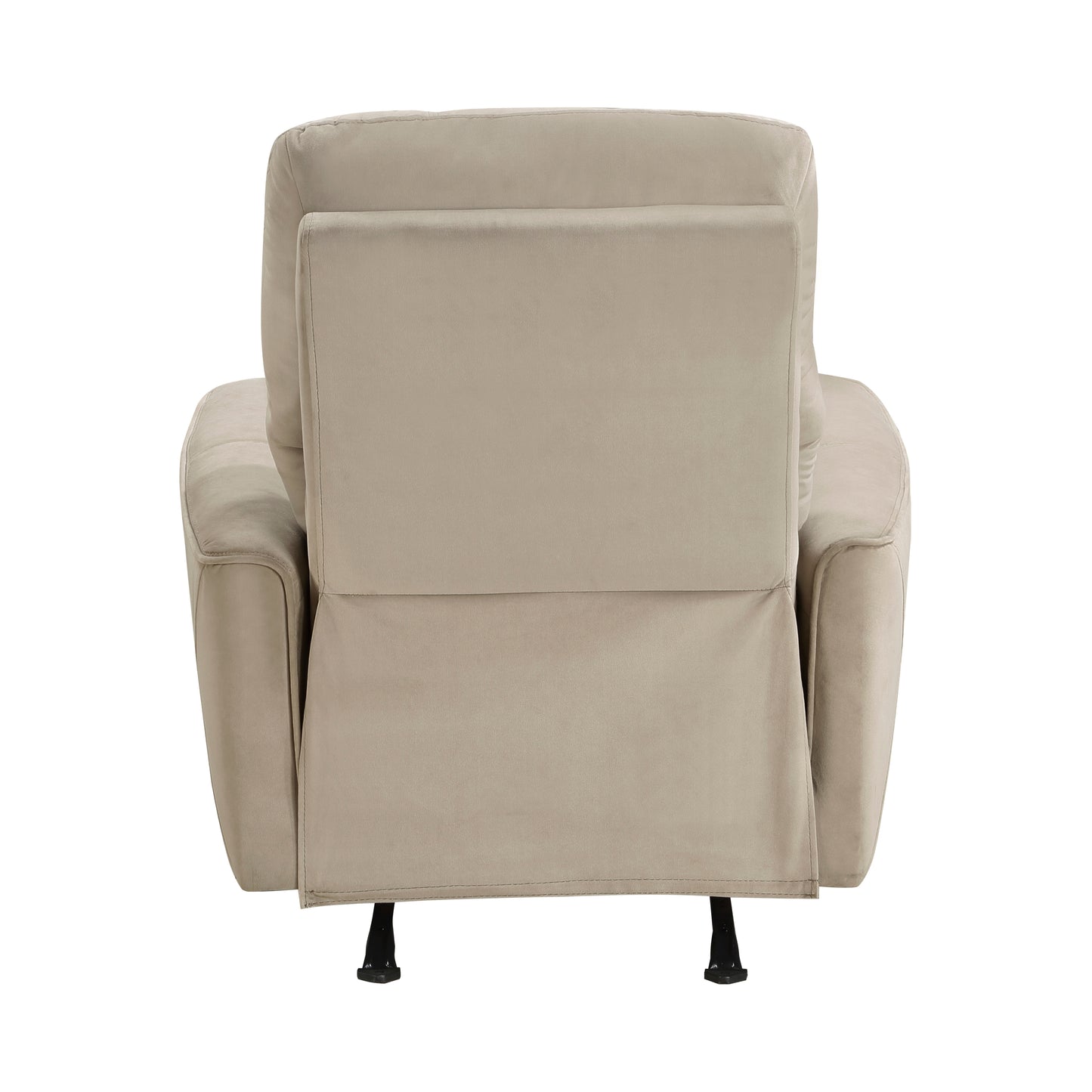 Homelegance Artem Reclining Chair Power Recliner Light Brown Velvet 9645BR-1PW