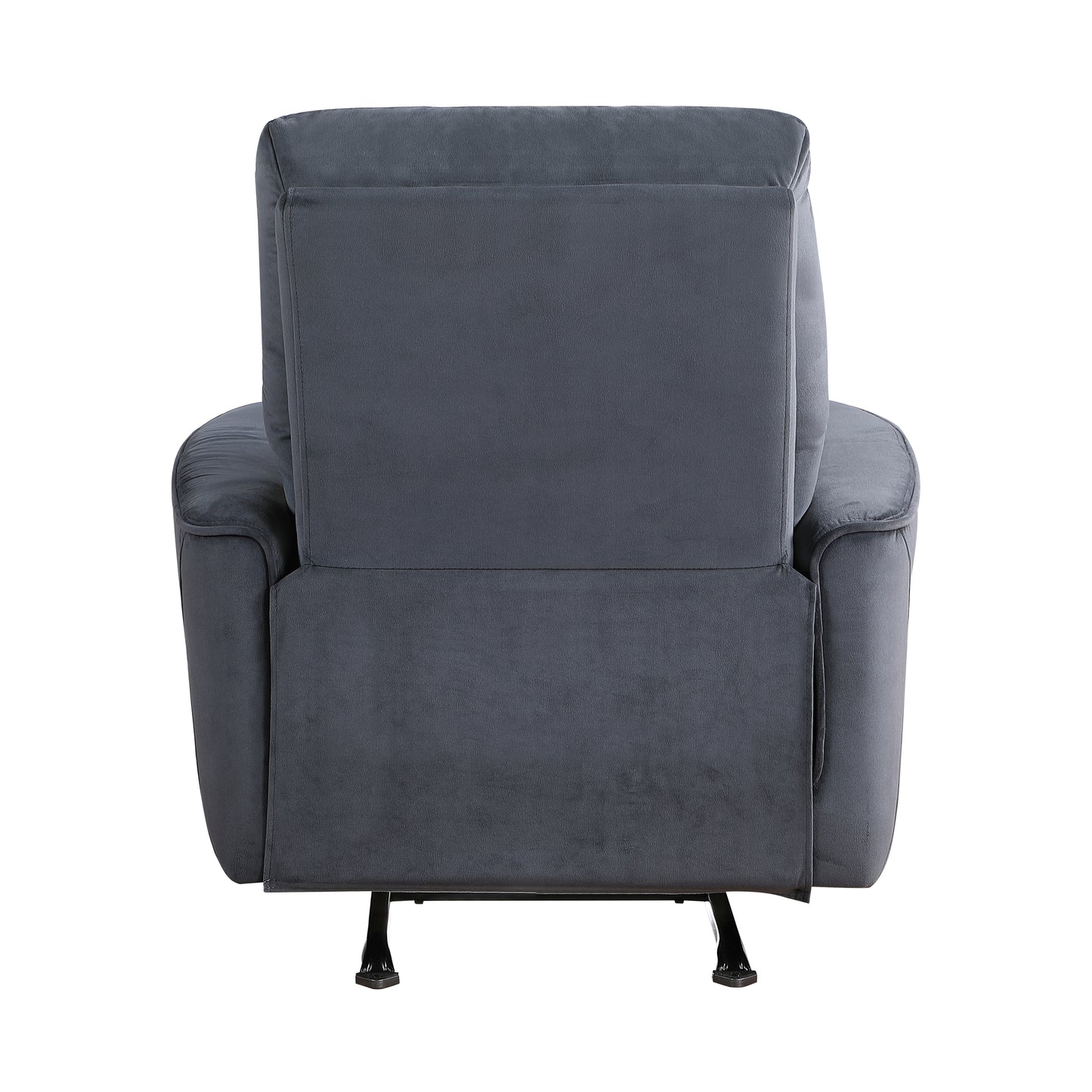 Homelegance Artem Reclining Chair Power Recliner in Dark Gray Velvet 9645DG-1PW