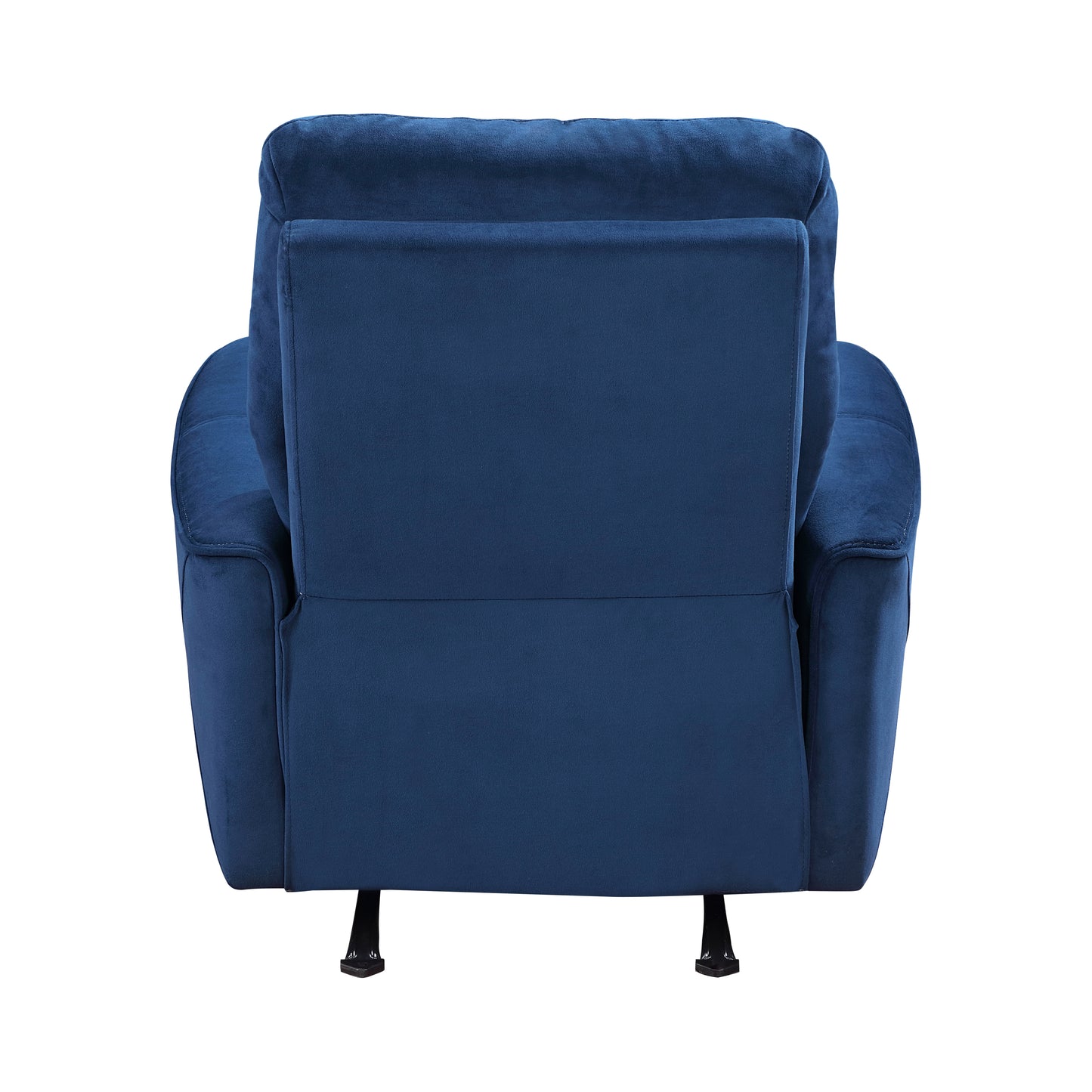 Homelegance Artem Reclining Chair Power Recliner in Navy Velvet 9645NV-1PW