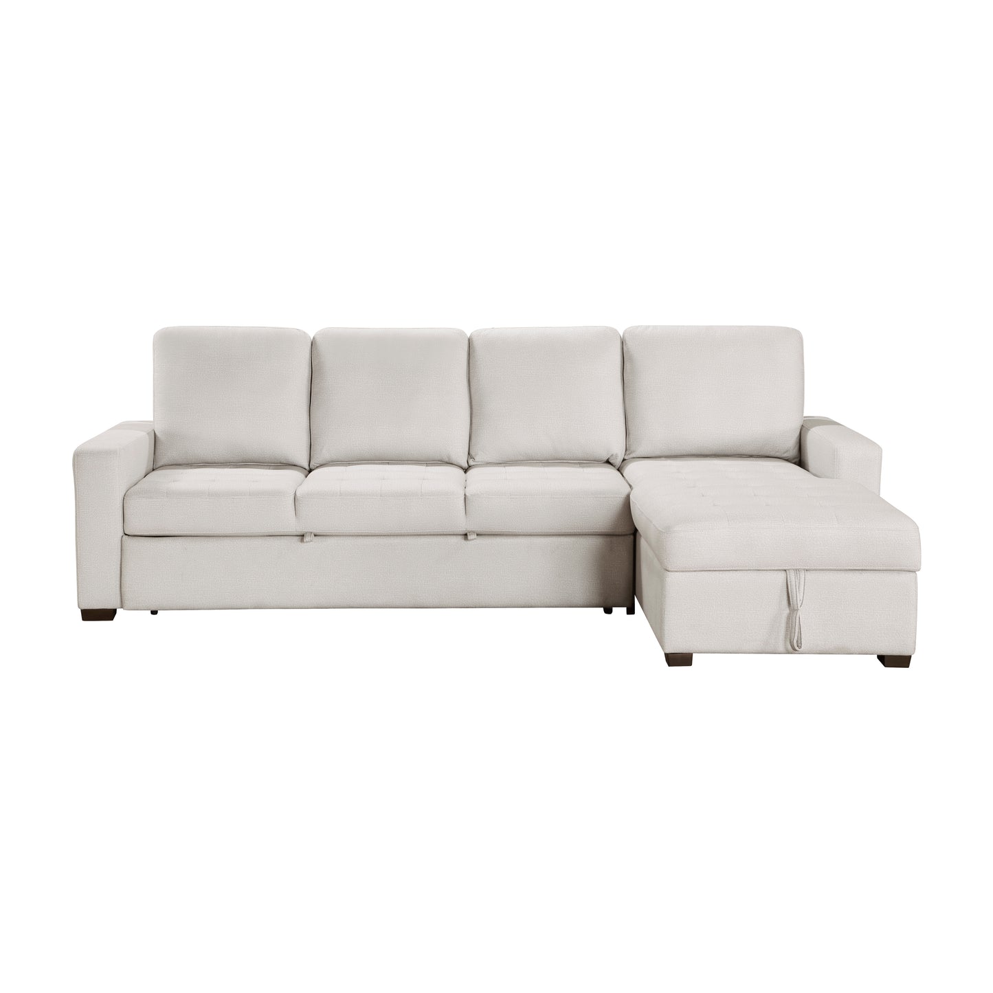 Homelegance Dimitri Sectional Sofa in Elegant Gray 9647CE-23LRC