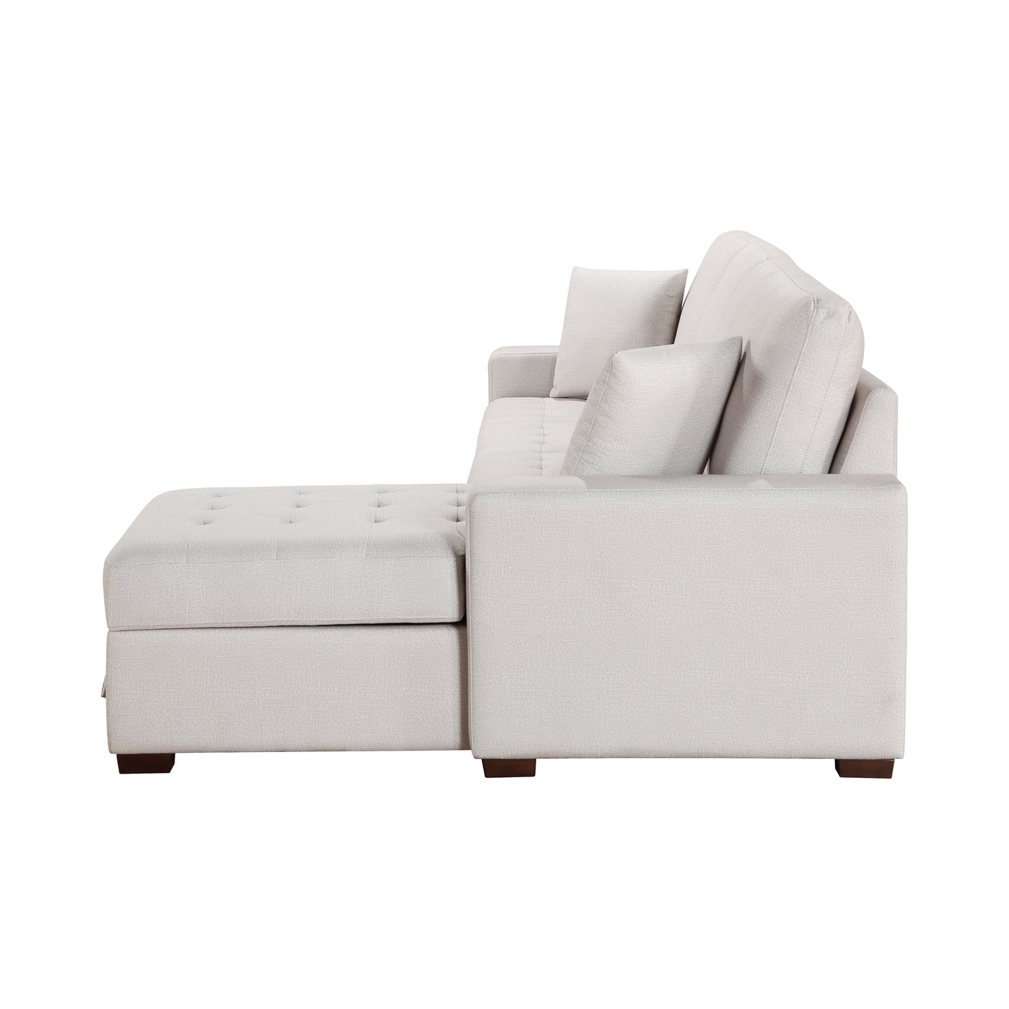 Homelegance Dimitri Sectional Sofa in Elegant Gray 9647CE-23LRC