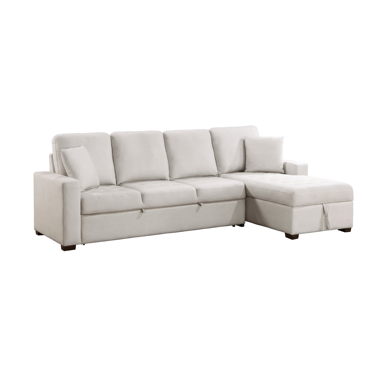 Homelegance Dimitri Sectional Sofa in Elegant Gray 9647CE-23LRC