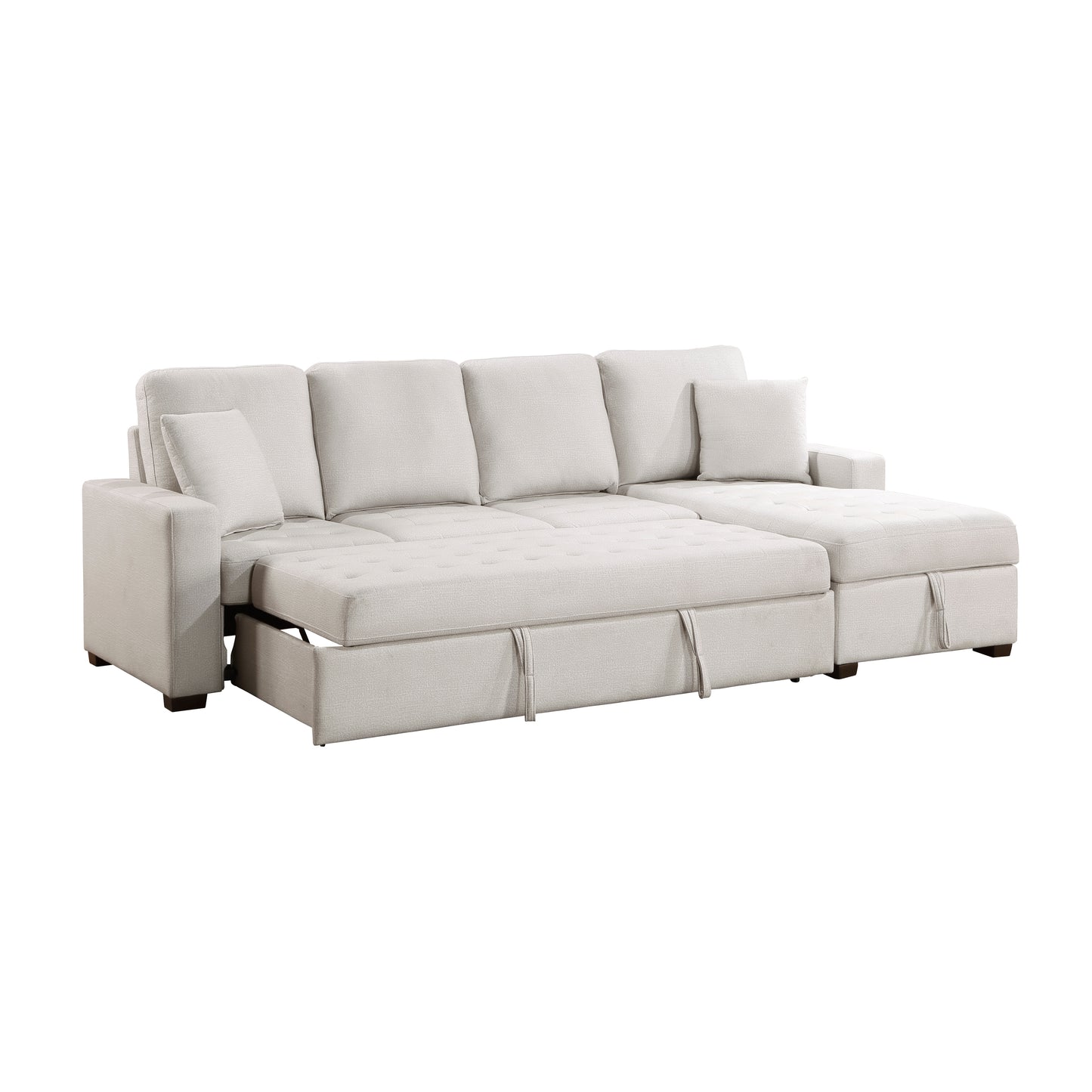 Homelegance Dimitri Sectional Sofa in Elegant Gray 9647CE-23LRC