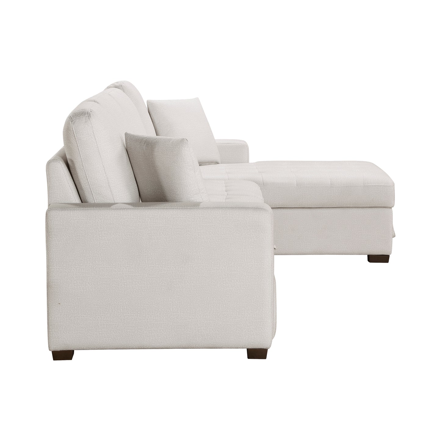 Homelegance Dimitri Sectional Sofa in Elegant Gray 9647CE-23LRC