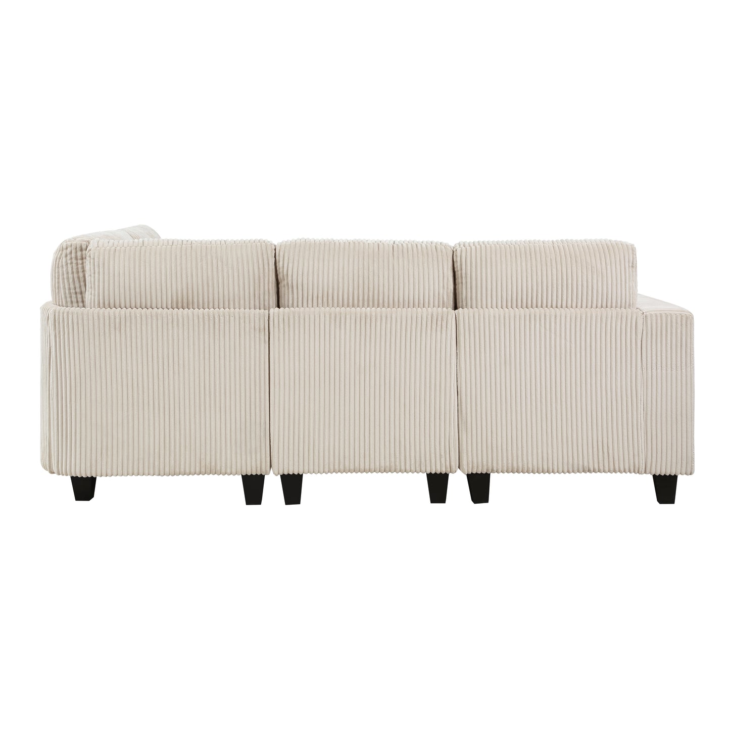 Homelegance Walterboro Sectional Sofa in Beige 9650BE-4SC