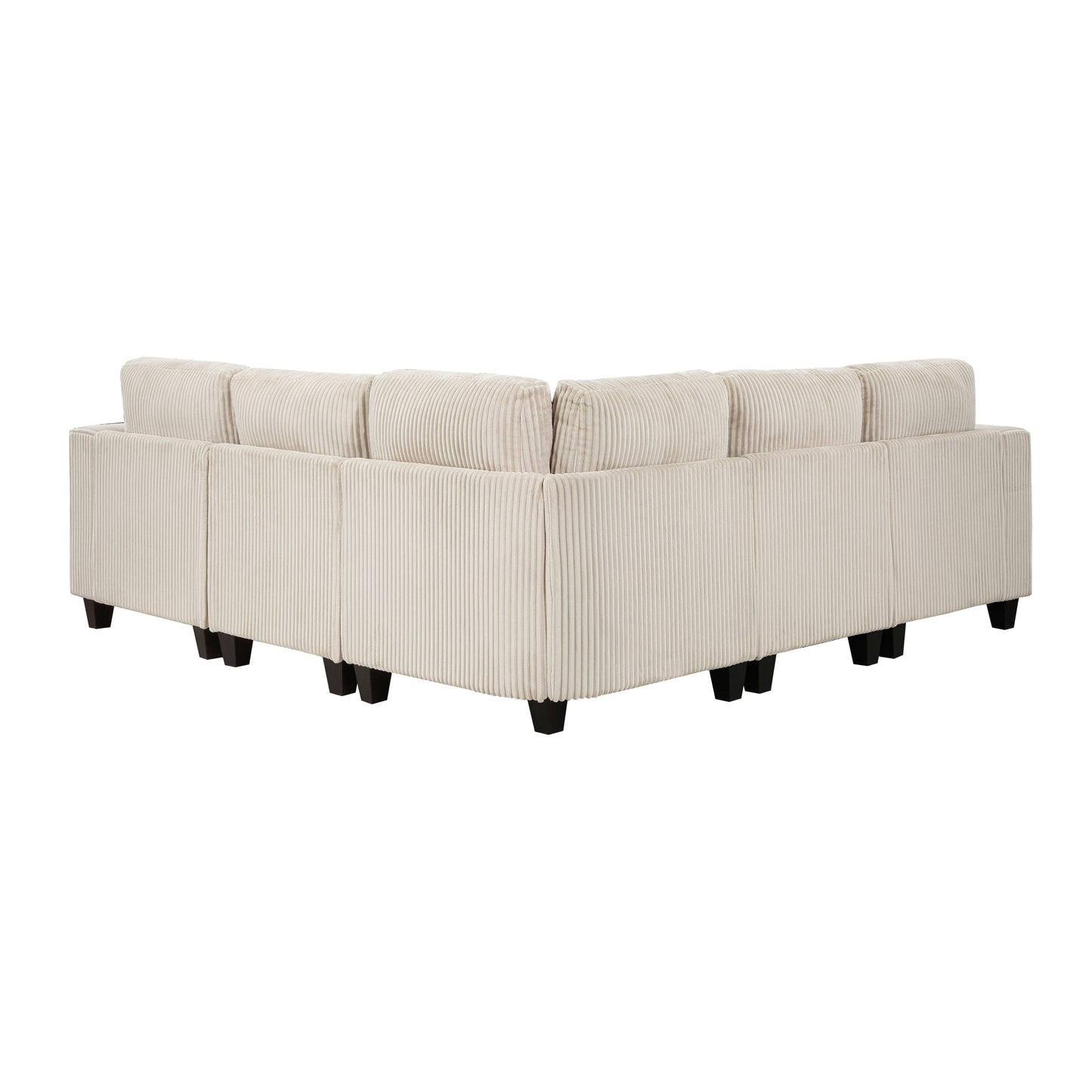 Homelegance Walterboro Sectional Sofa in Beige 9650BE-5SC