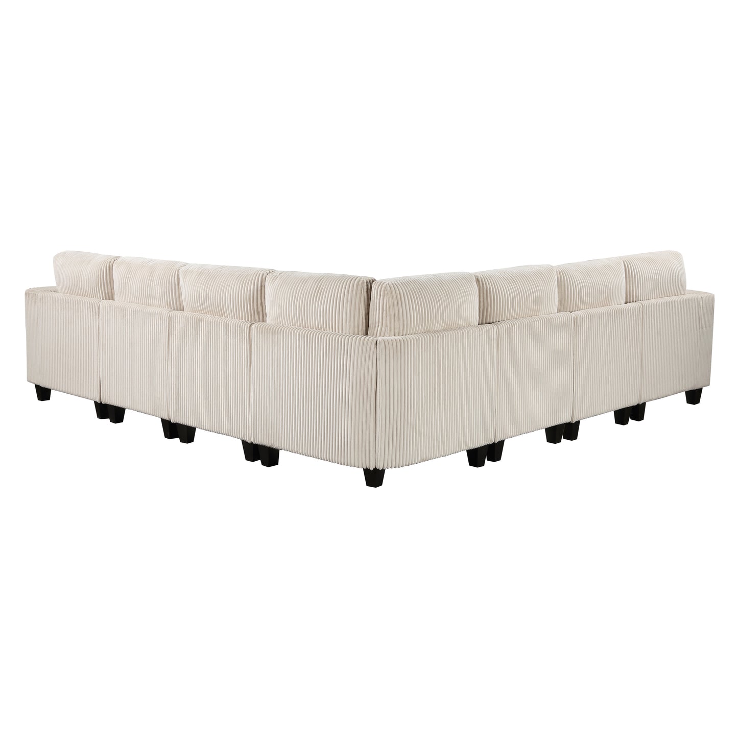 Homelegance Walterboro Sectional Sofa in Beige 9650BE-7SC