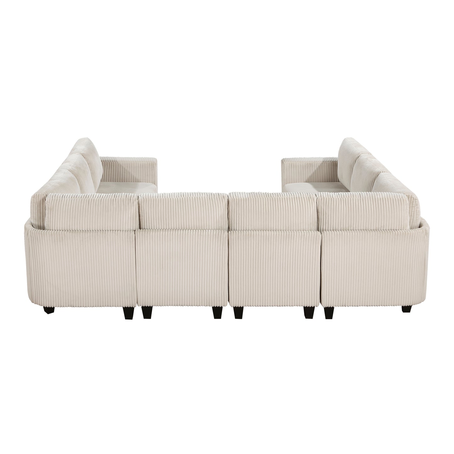Homelegance Walterboro Sectional Sofa in Beige 9650BE-8SC