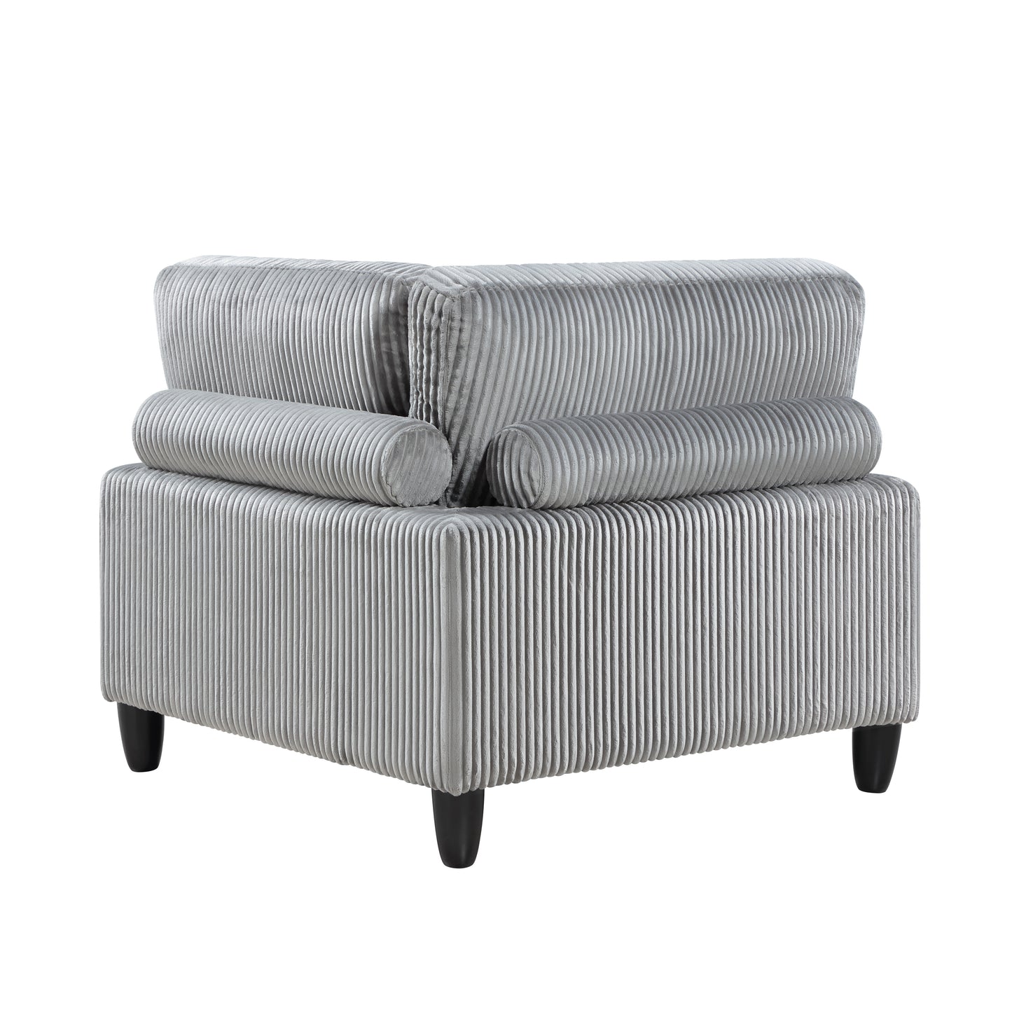 Homelegance Sectional Sofa Gray Fabric 9688GY-63CR2ACOT