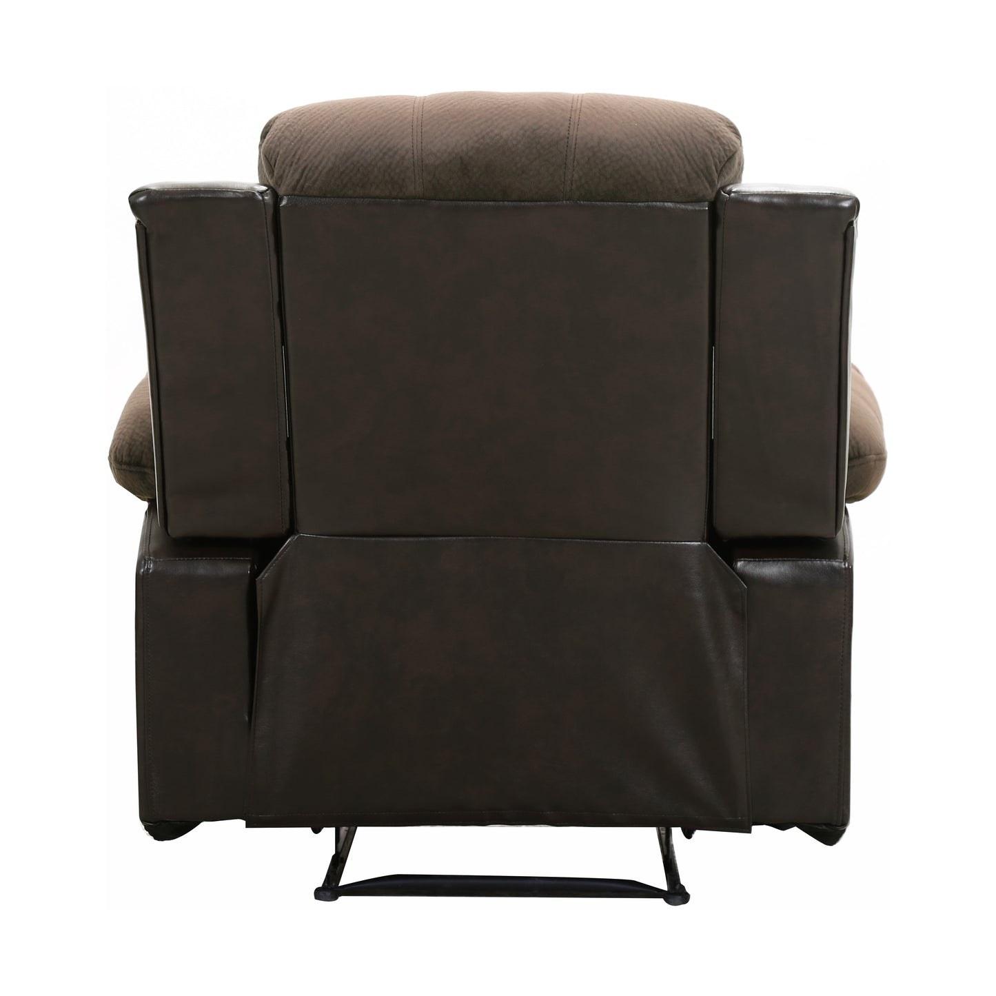 Homelegance Cranley Reclining Chair in Chocolate Textured Microfiber 9700FCP-1