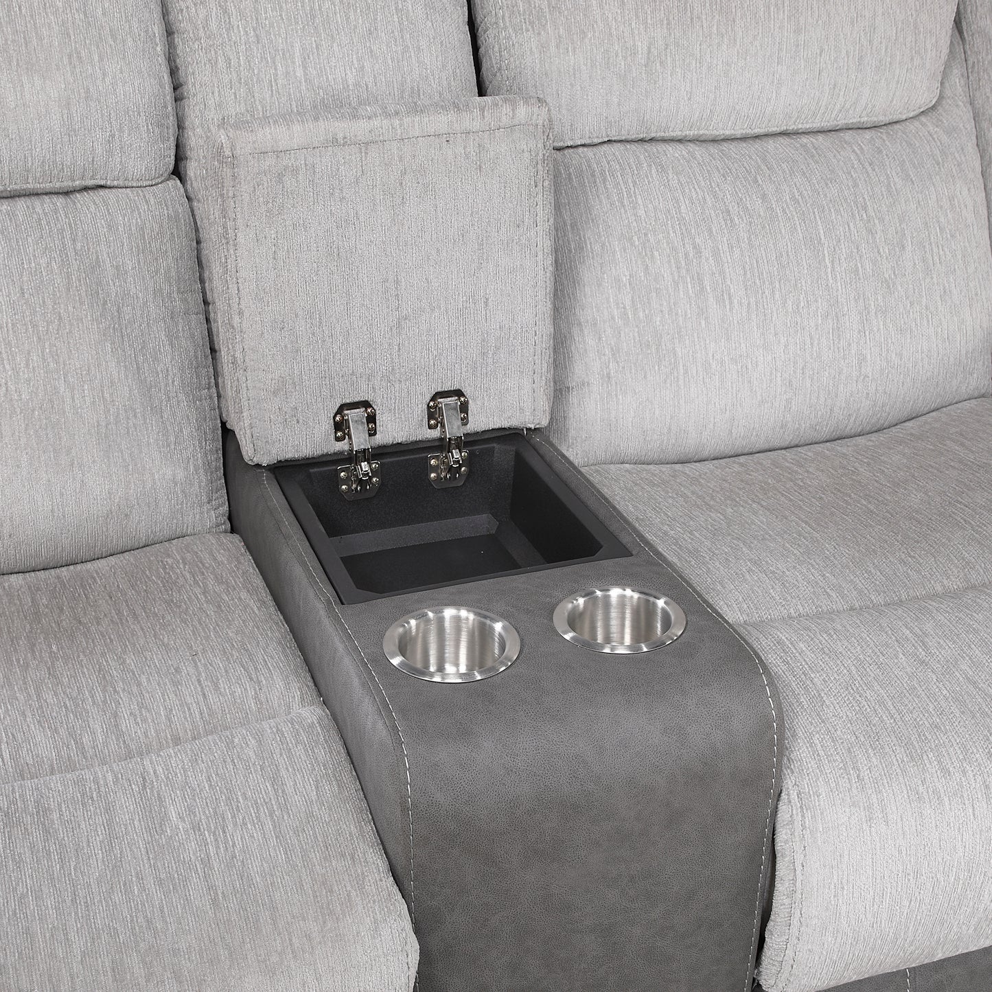 Homelegance Loveseat Reclining Gray 9703GY-2