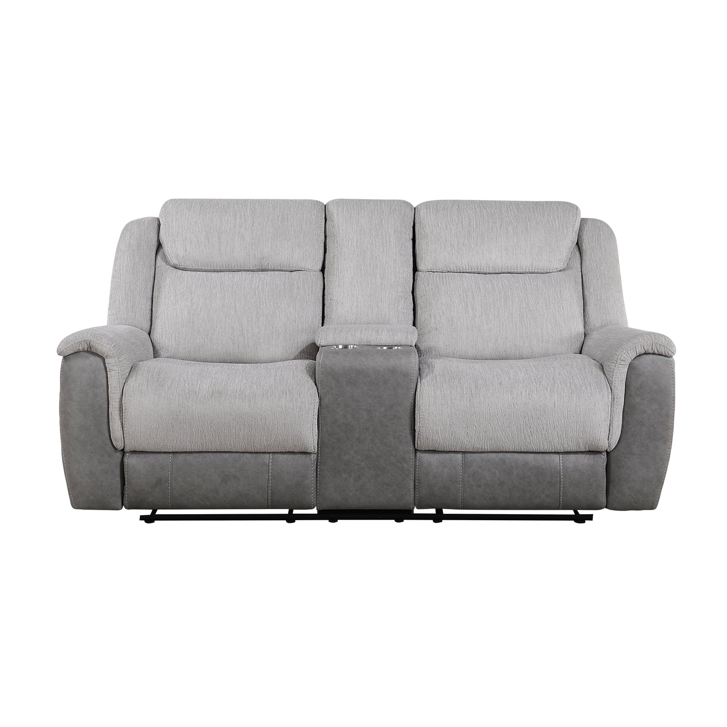 Homelegance Loveseat Reclining Gray 9703GY-2