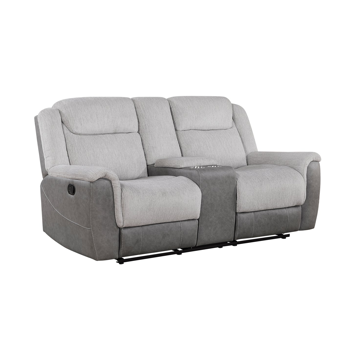 Homelegance Loveseat Reclining Gray 9703GY-2