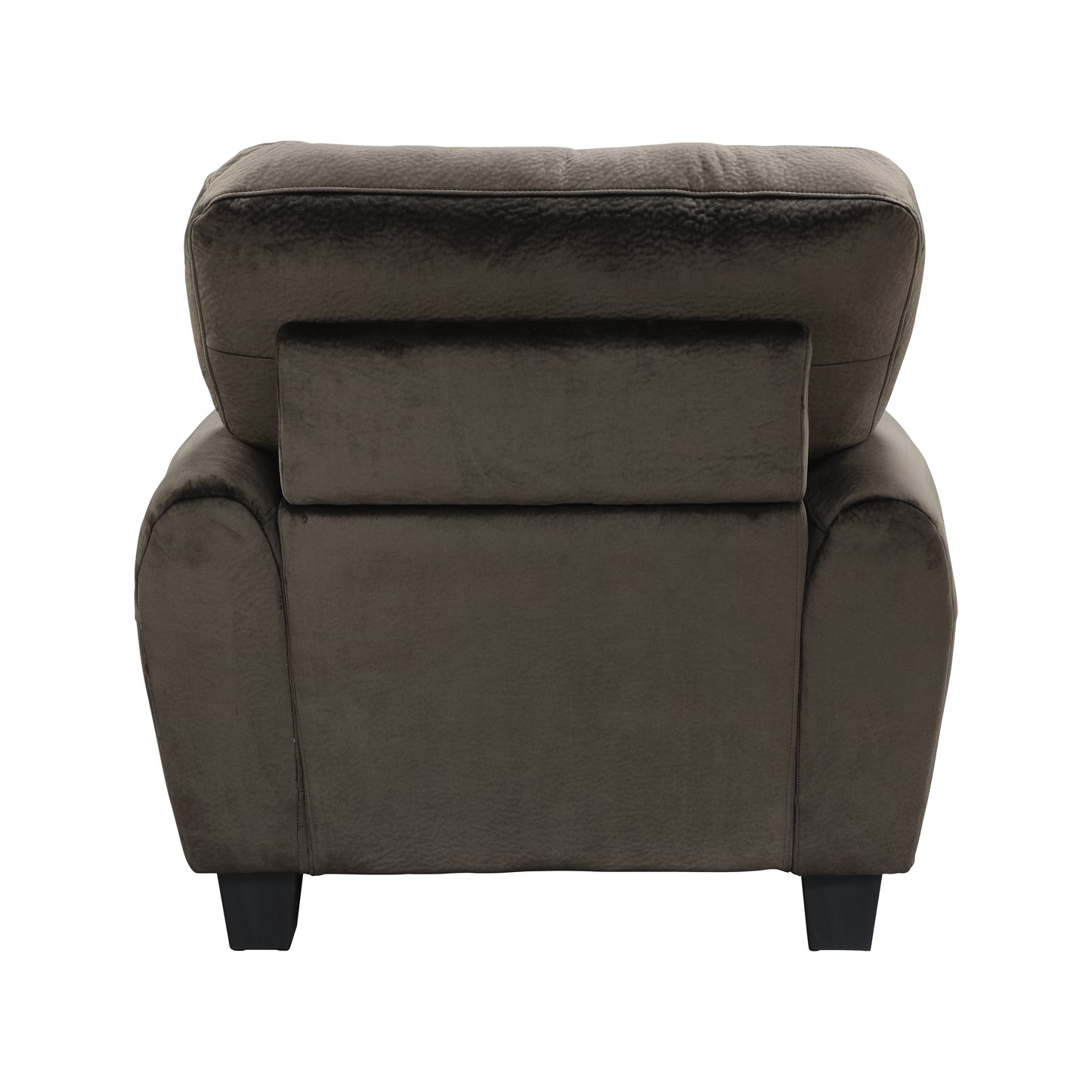 Homelegance Rubin Accent Chair in Chocolate Micro-suede Upholstery 9734CH-1