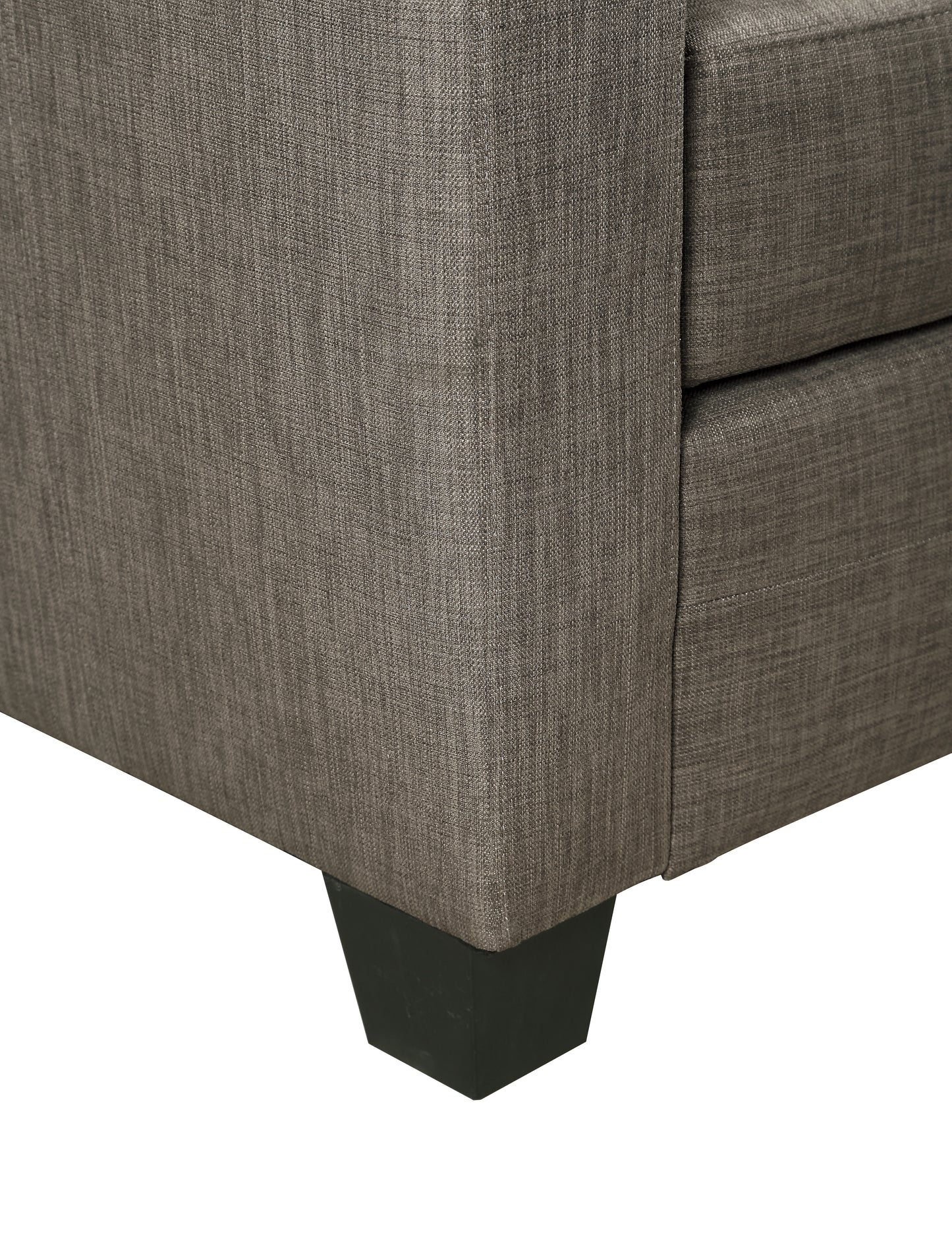 Homelegance Phelps Sectional Sofa in Rich Brown Textured Fabric 9789BRG-3LC