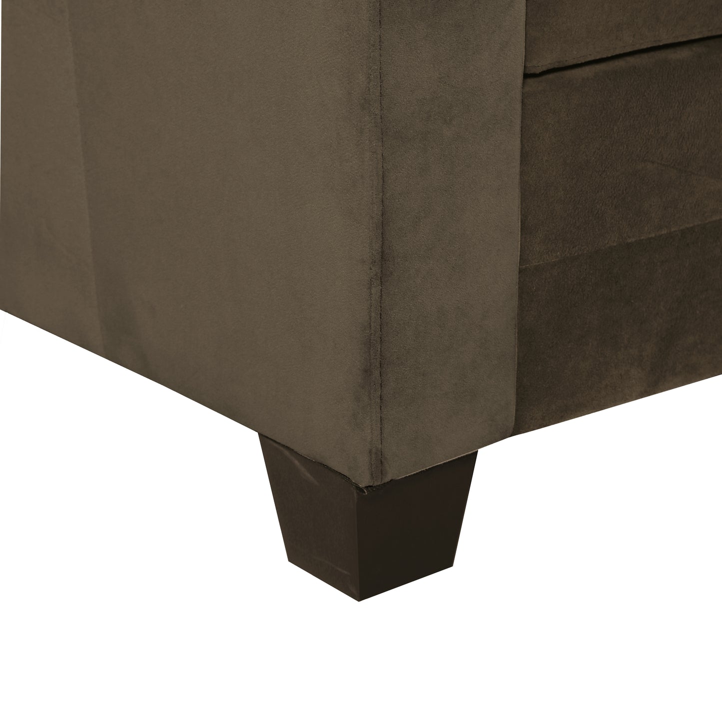Homelegance Phelps Sectional Sofa Coffee Upholstered Reversible Chaise 9789CF-3LC