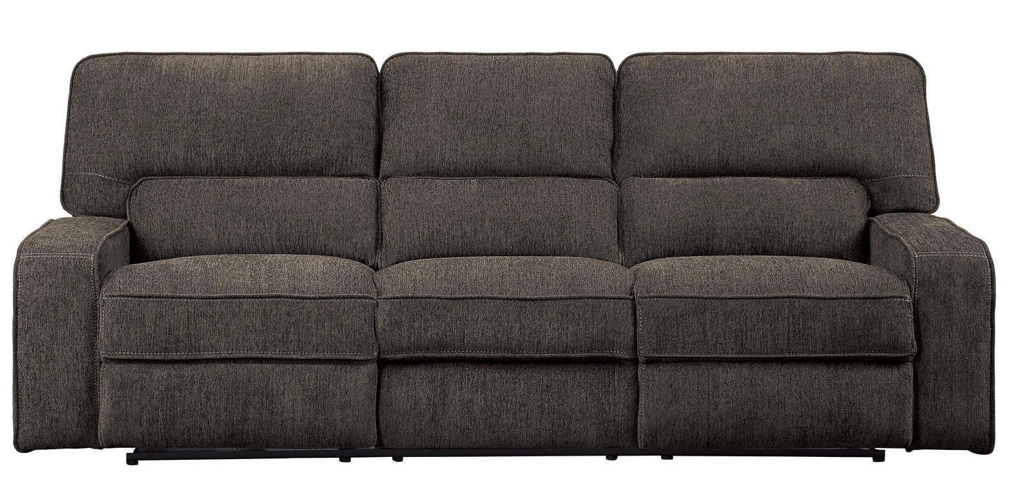 Homelegance Borneo Sectional Sofa in Luxurious Chocolate Chenille 9849CH-3