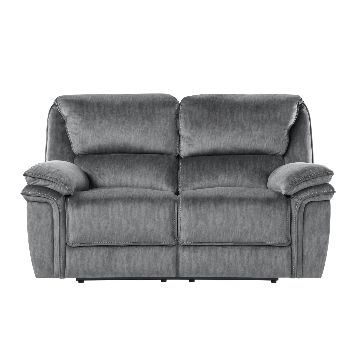 Homelegance Muirfield Gray Reclining Loveseat 9913-2WC