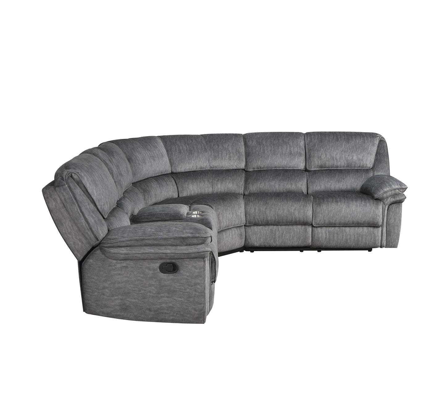Homelegance Muirfield Sectional Sofa in Light Brown 9913-32LCN2R