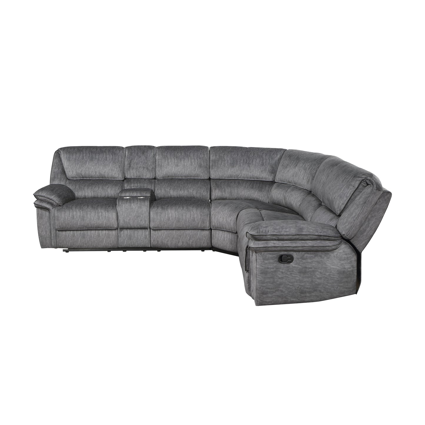 Homelegance Muirfield Sectional Sofa in Light Brown 9913-32LCN2R