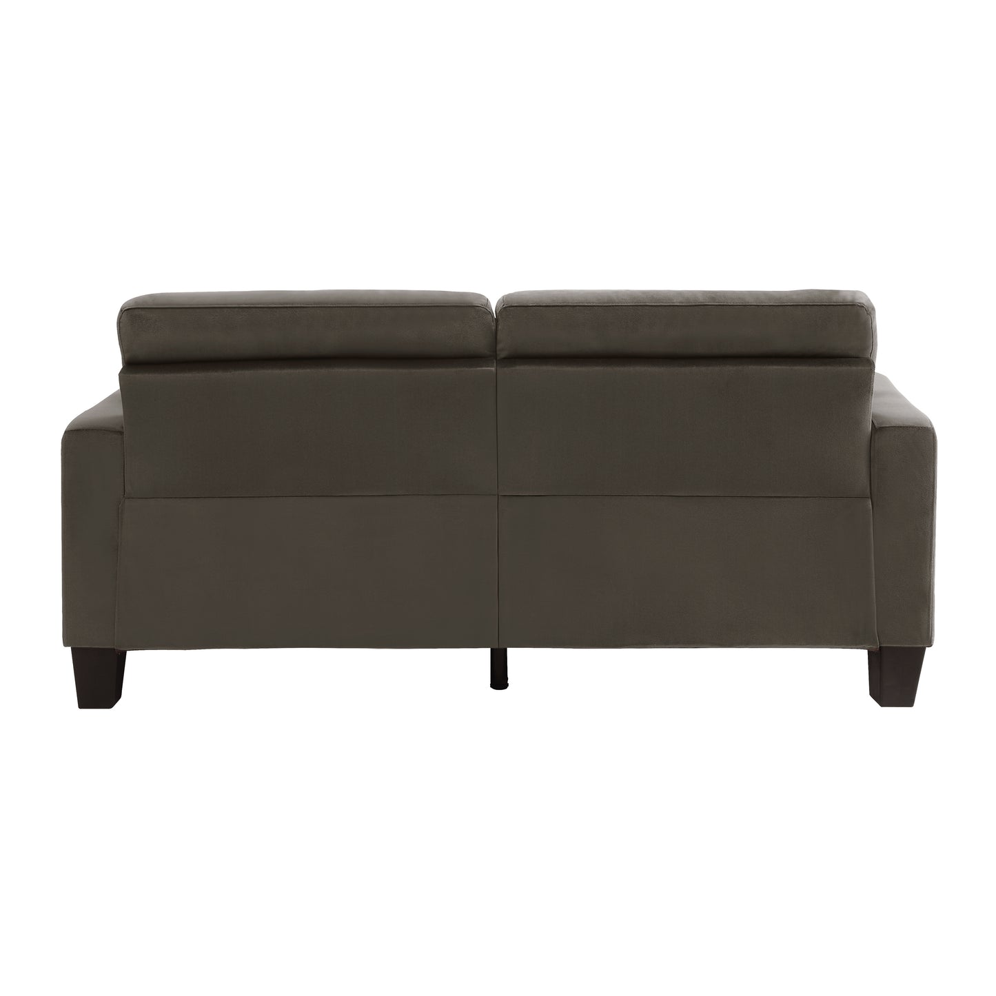 Homelegance Lantana Sectional Sofa in Rich Chocolate with Decorative Pillows 9957CH-3