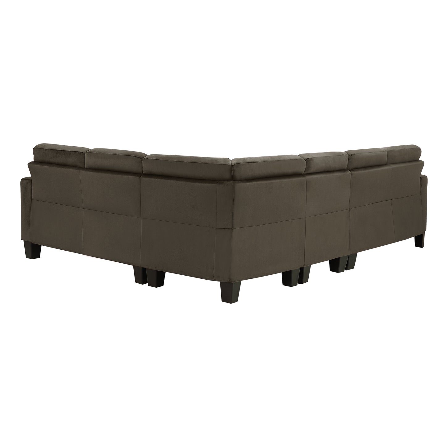 Homelegance Lantana Sectional Sofa in Charcoal 9957CH-SC