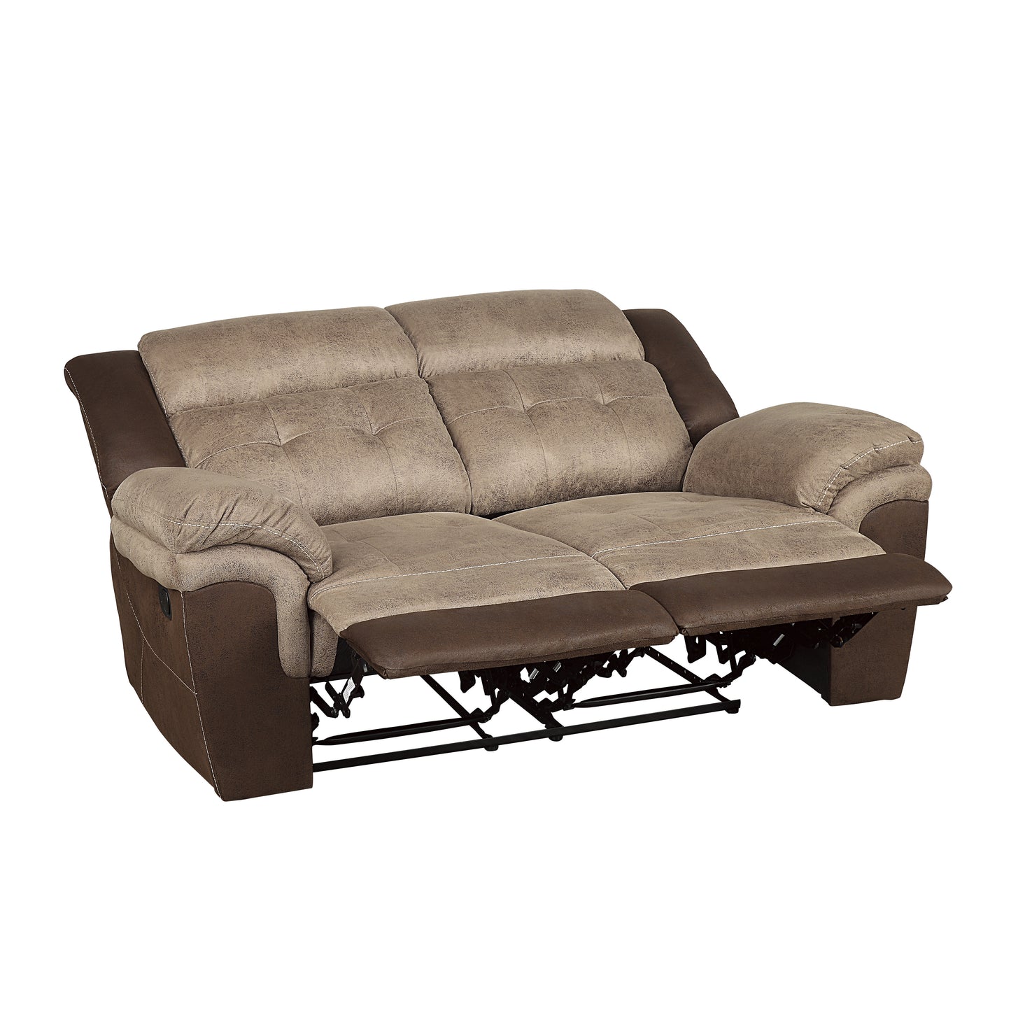 Homelegance Loveseat Reclining in 2-tone Brown 9980-2