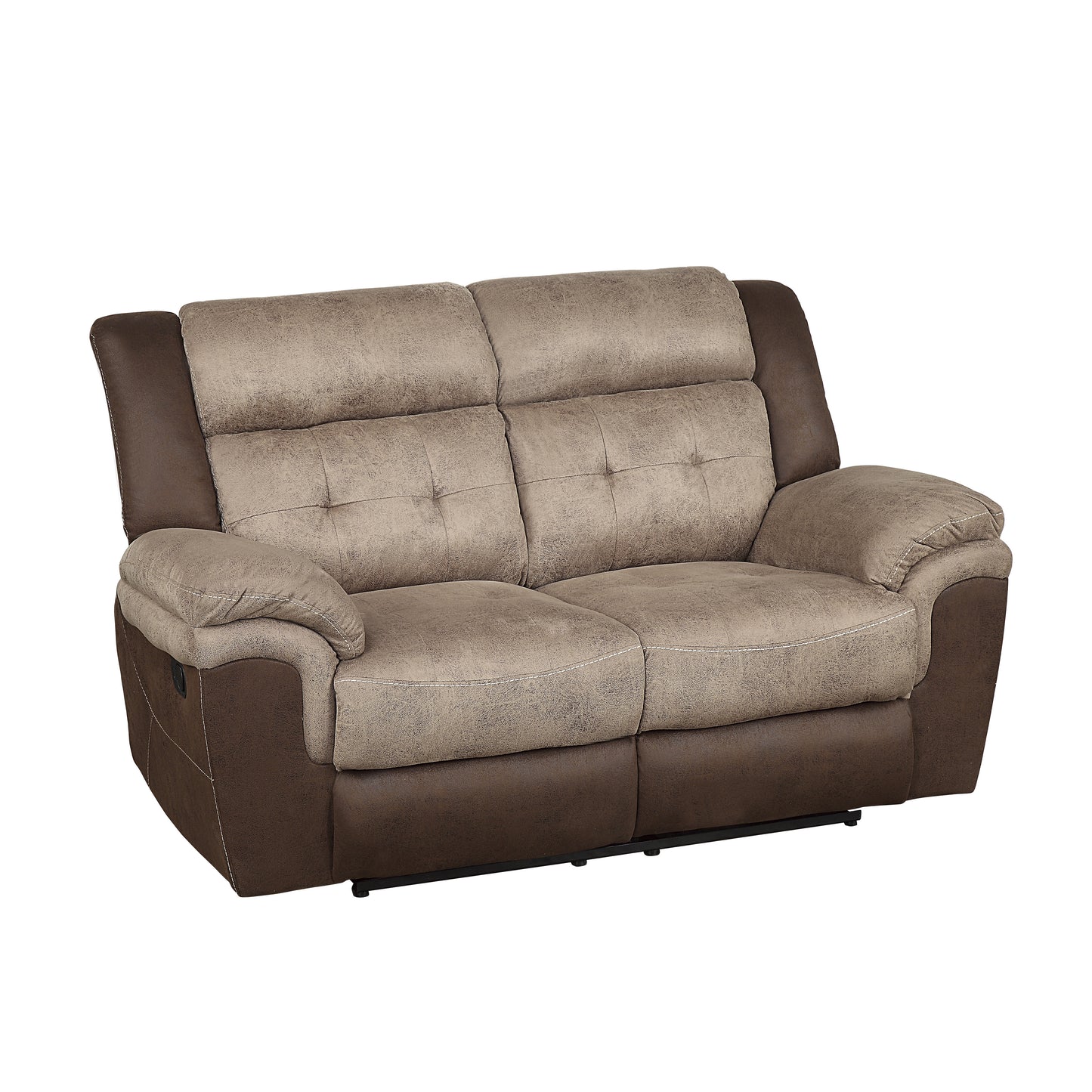 Homelegance Loveseat Reclining in 2-tone Brown 9980-2