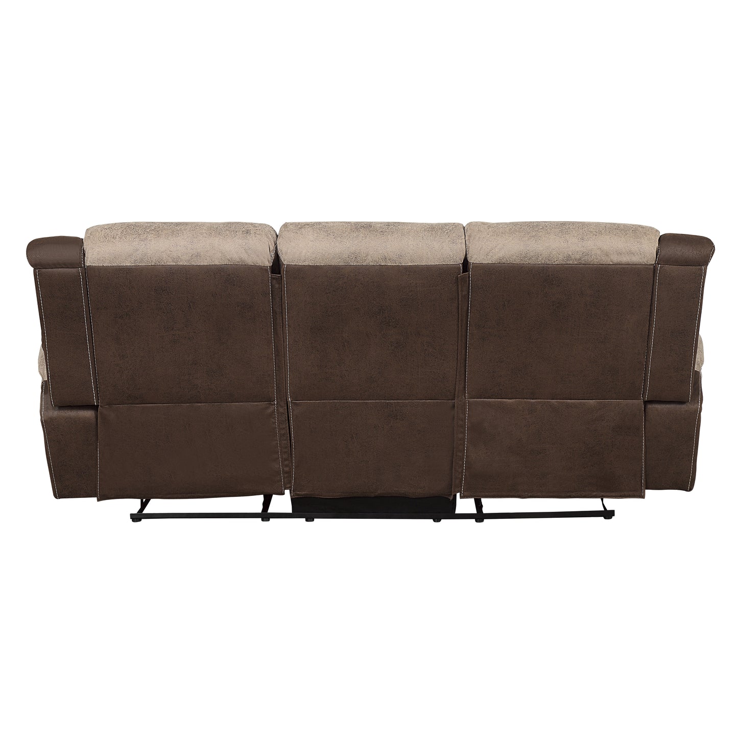 Homelegance Chai Sectional Sofa Two-Tone Brown Microfiber 9980-3