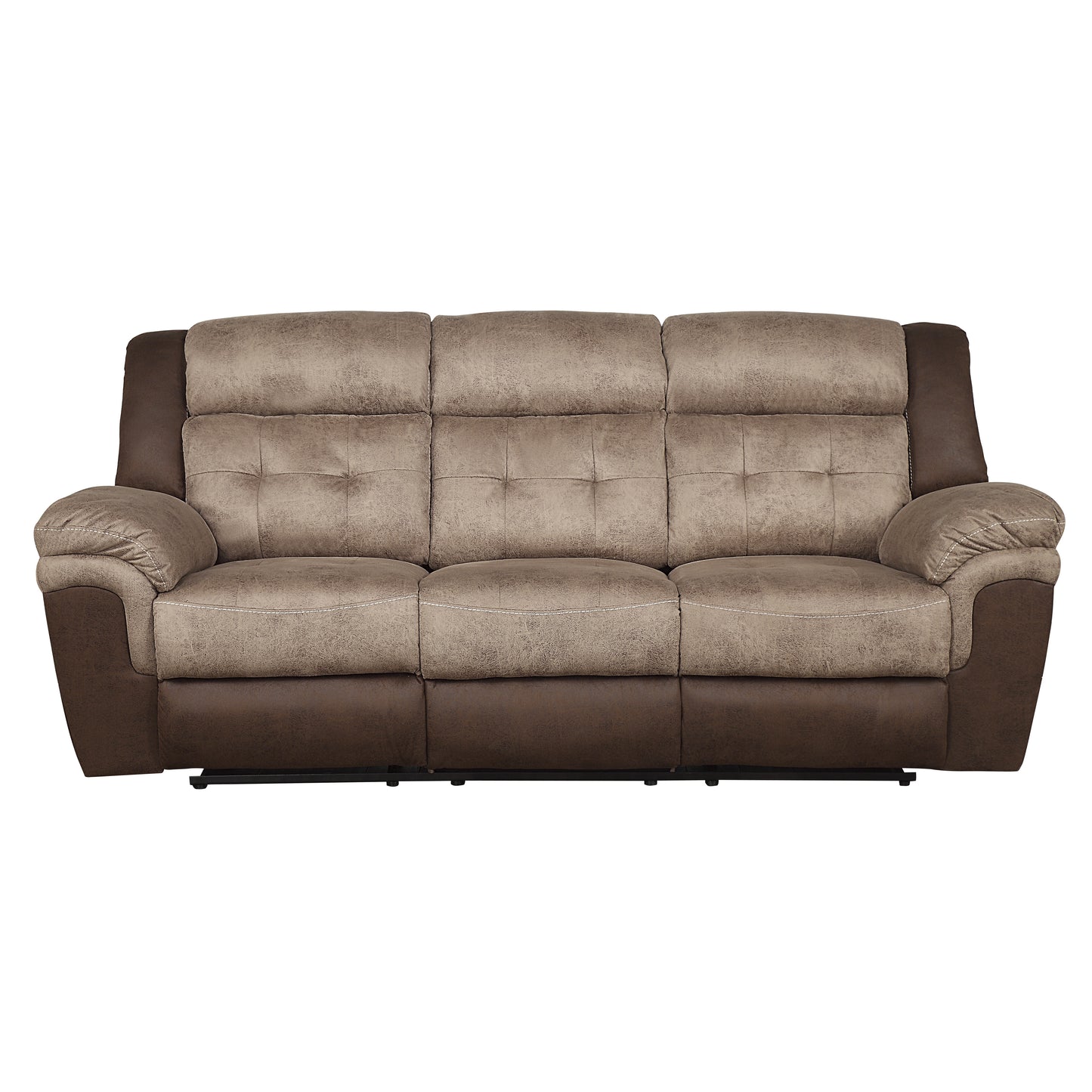 Homelegance Chai Sectional Sofa Two-Tone Brown Microfiber 9980-3