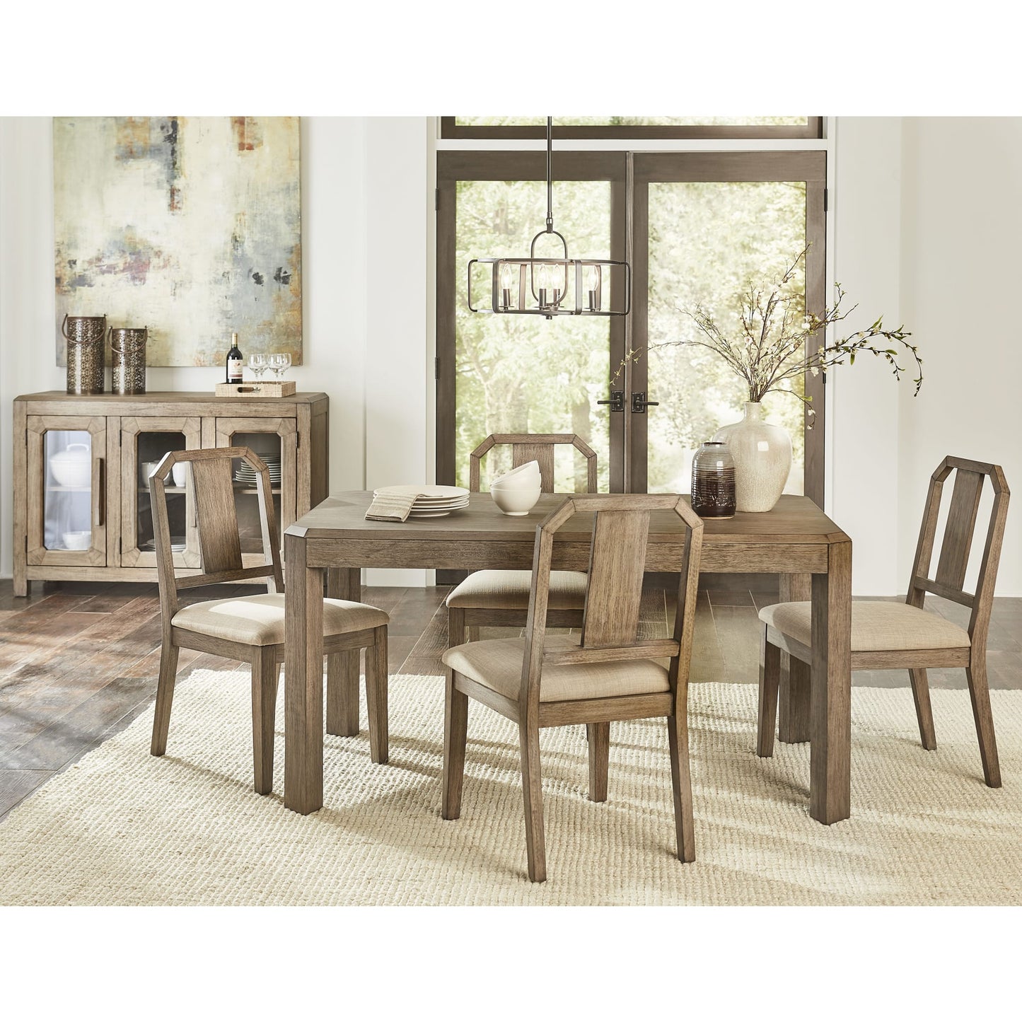 Modus Acadia Upholstered Side Chair in Toffee/Toast