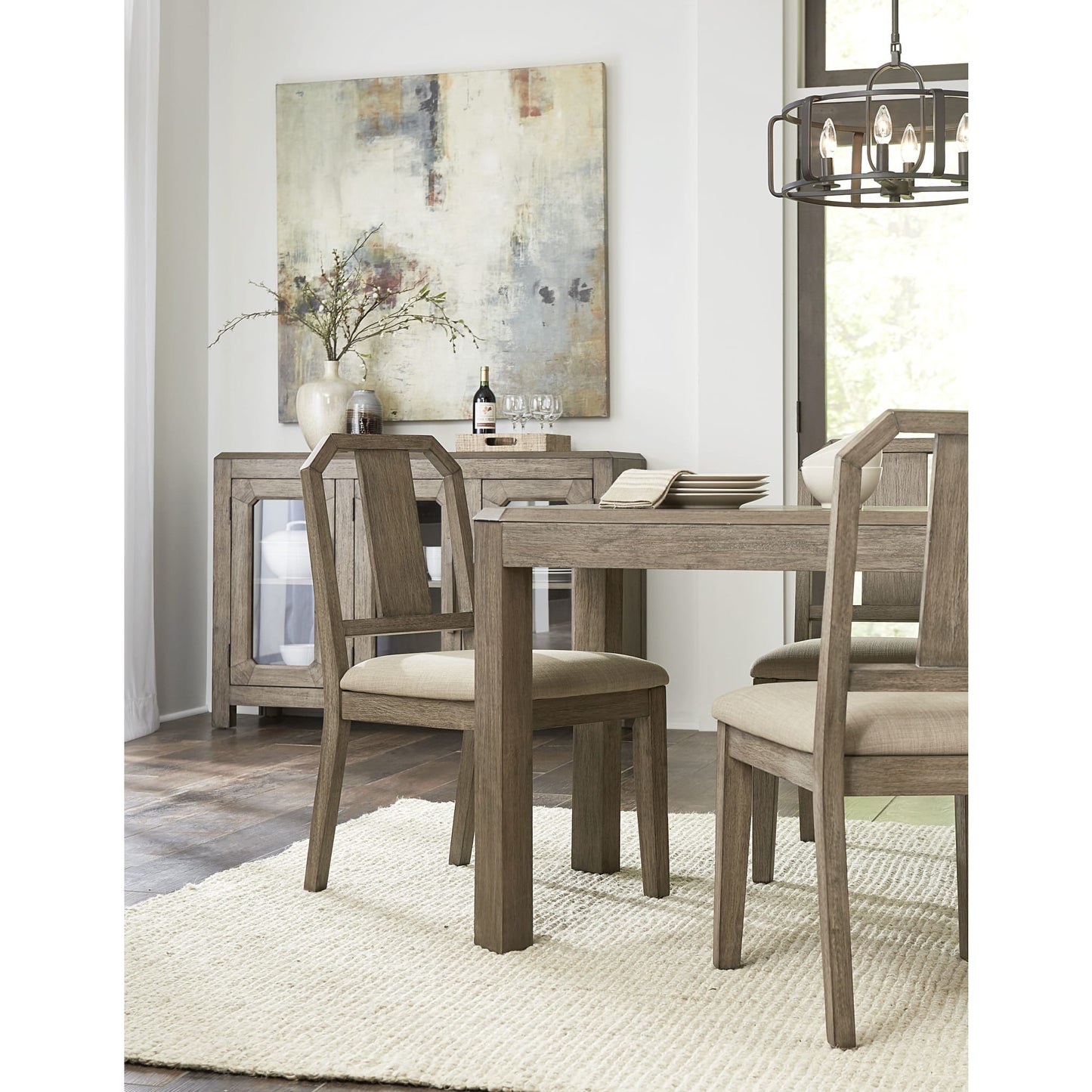 Modus Acadia Upholstered Side Chair in Toffee/Toast