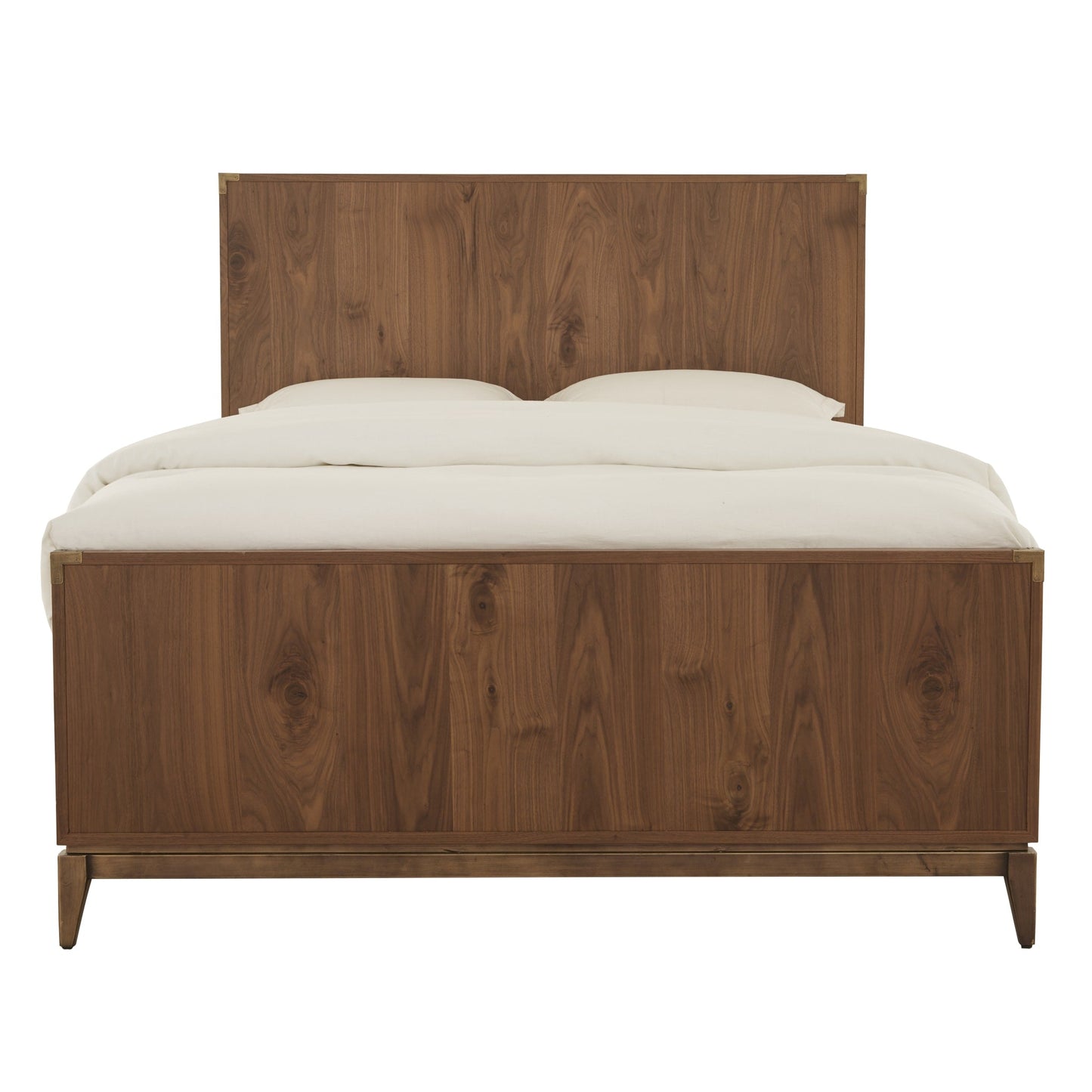 Modus Adler Wood Panel Bed in Natural Walnut