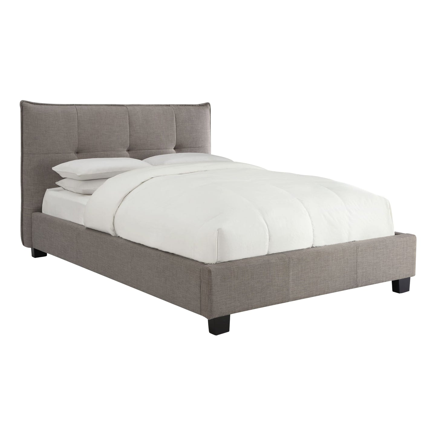 Modus Adona Upholstered Platform Bed in Dolphin Linen