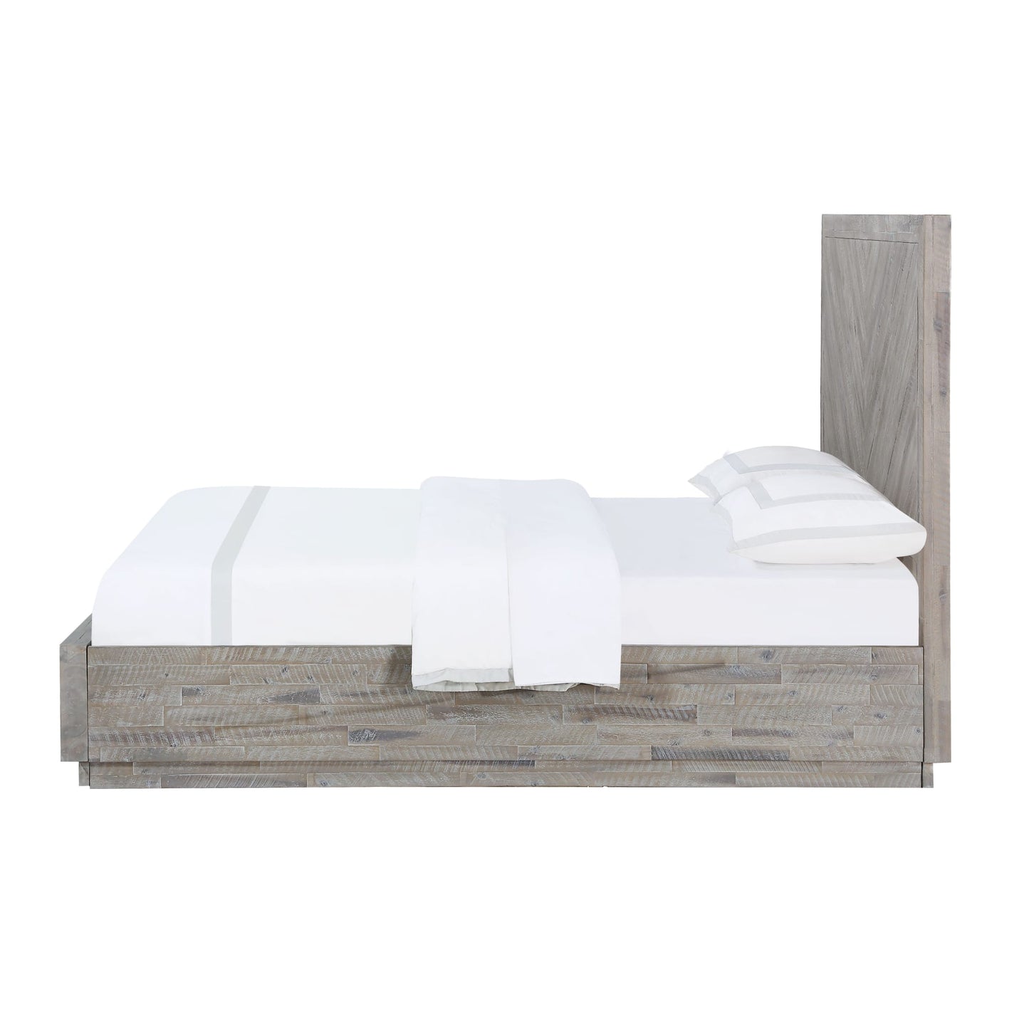 Modus Alexandra Solid Wood Storage Bed in Rustic Latte