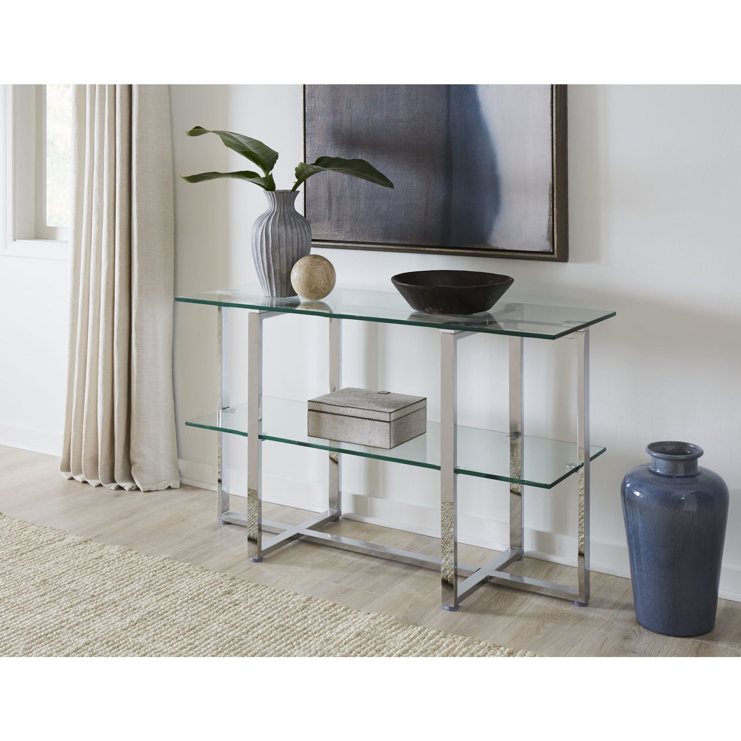 Modus Amalfi Glass Shelf Sideboard