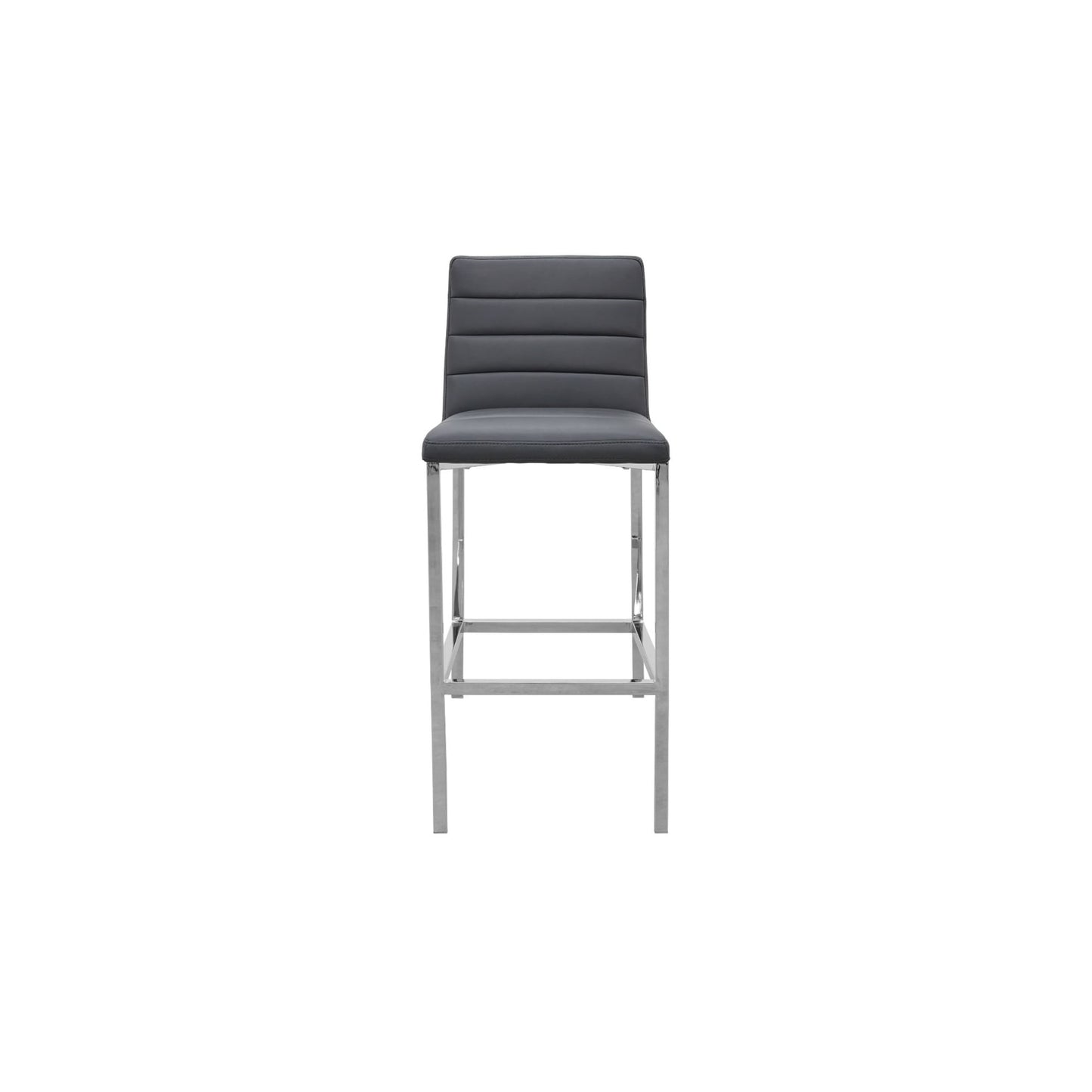 Modus Amalfi Metal Back Bar Stool in Cobalt Leather