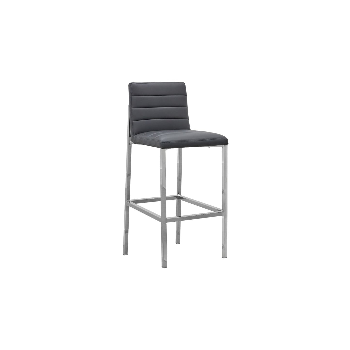 Modus Amalfi Metal Back Bar Stool in Cobalt Leather