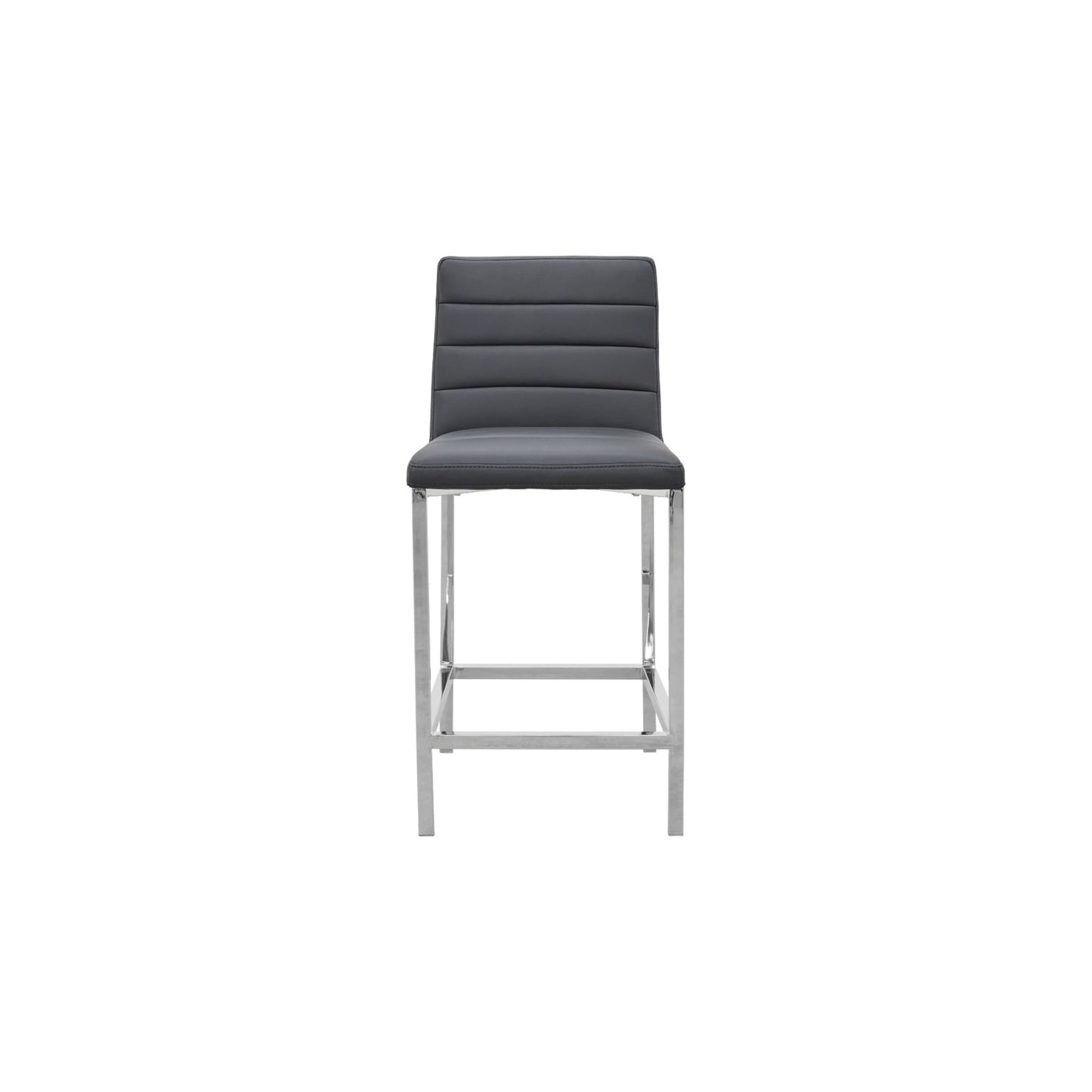 Modus Amalfi Metal Back Counter Stool in Cobalt Leather