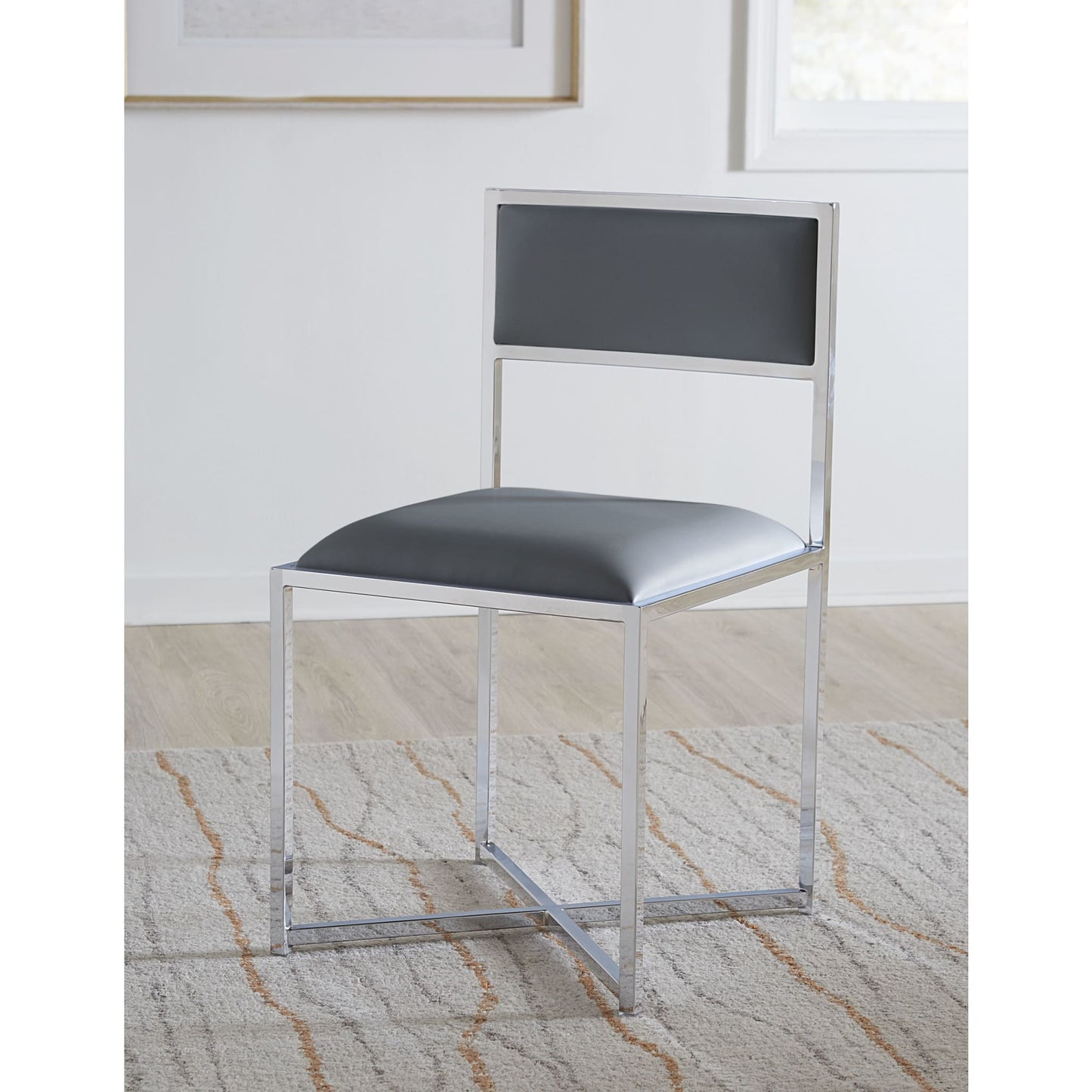 Modus Amalfi X-Base Chair in Cobalt Leather